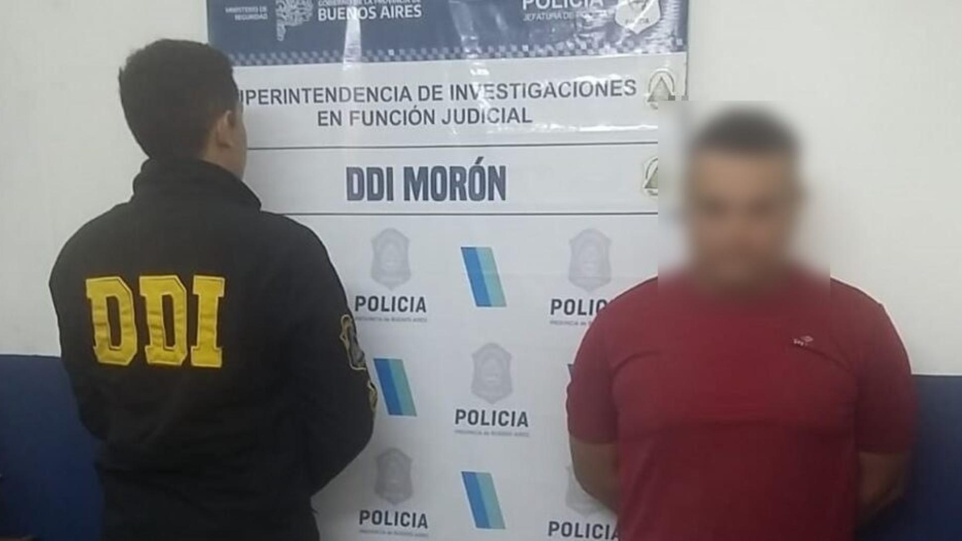 Este es el sujeto, de 33 años, que fue apresado por los investigadores policiales.