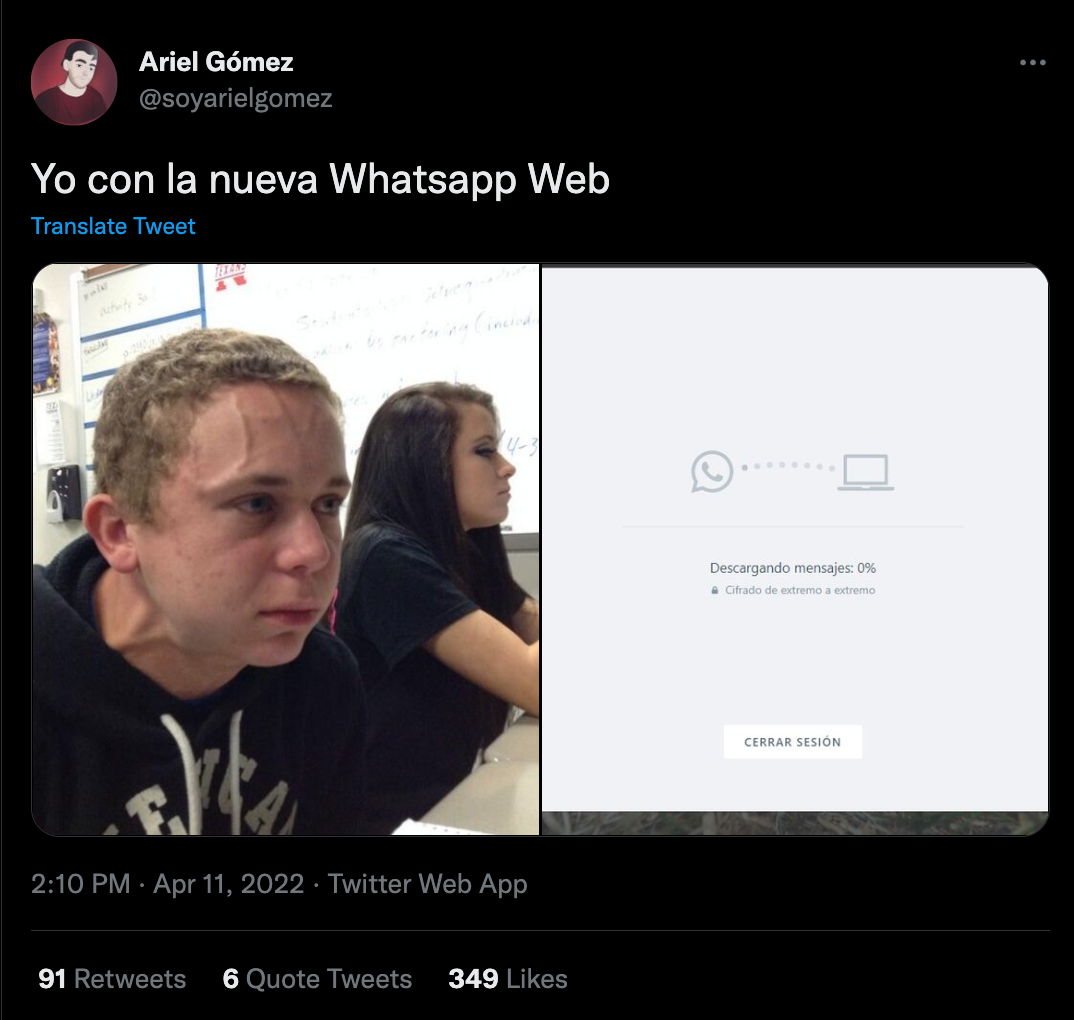 El tuit obtuvo varios 'likes' y comentarios.