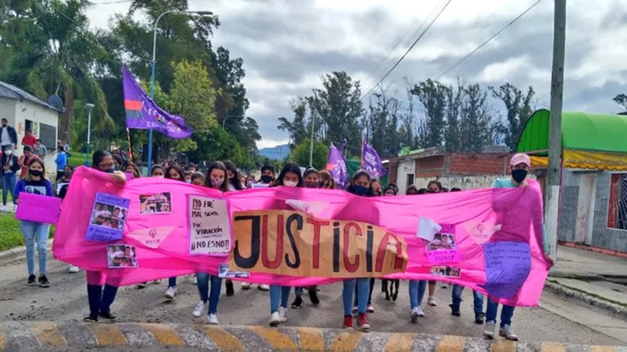 Una de la tantas marchas en reclamo de Justicia. 