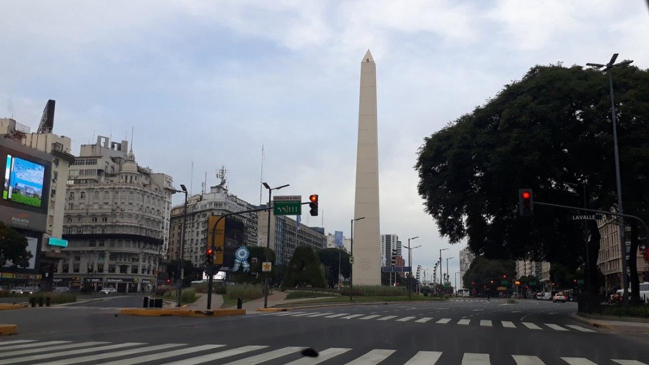 Cielo parcialmente nublado para la ciudad de Buenos Aires (Télam).