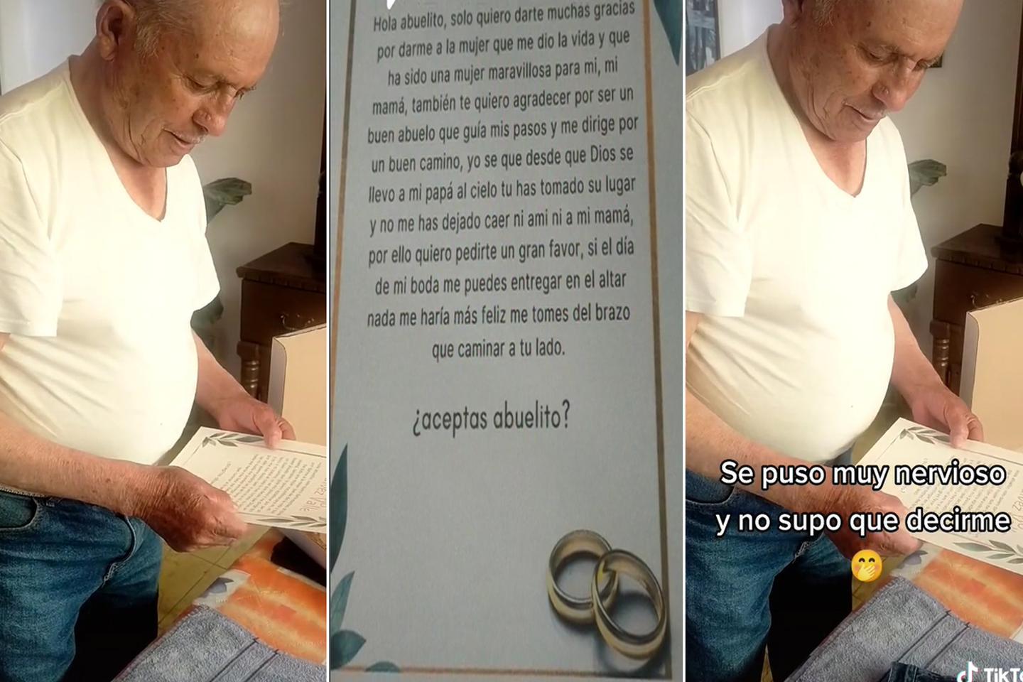 ¿Aceptas, abuelito?