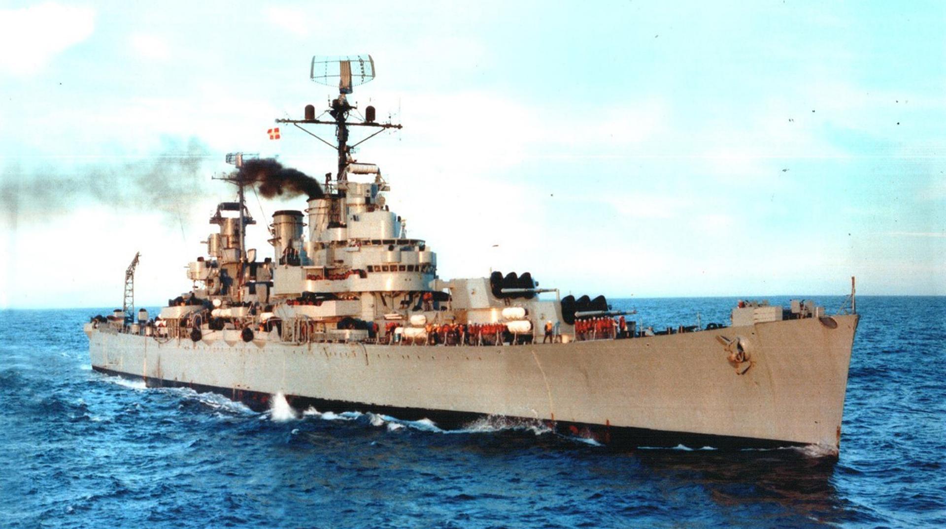 El General Belgrano, un crucero de 13.500 toneladas, se hundió el 2 de mayo de 1982, en plena guerra de Malvinas. 