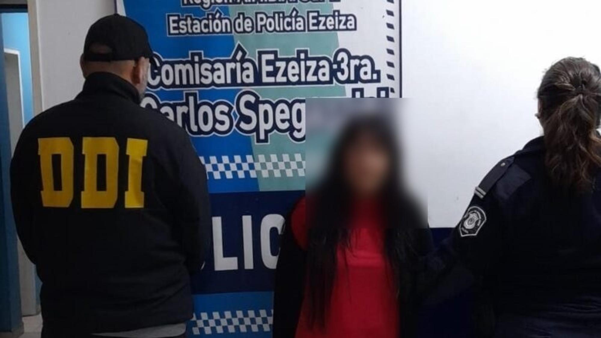 La mujer que fue apresada por la sustracción del pequeño de 10 días.