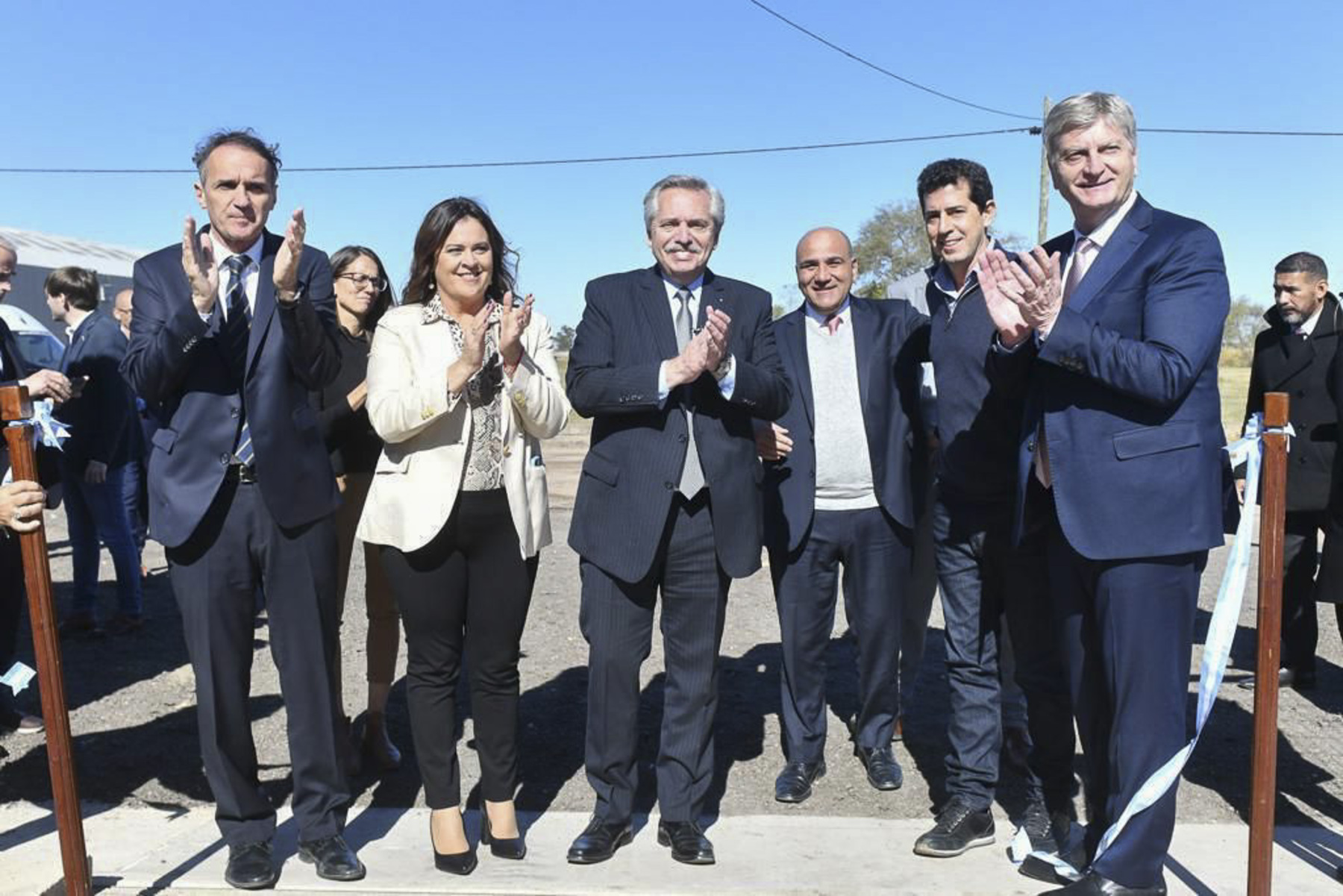 Alberto Fernández participó del encuentro junto a otros integrantes de su gabinete.