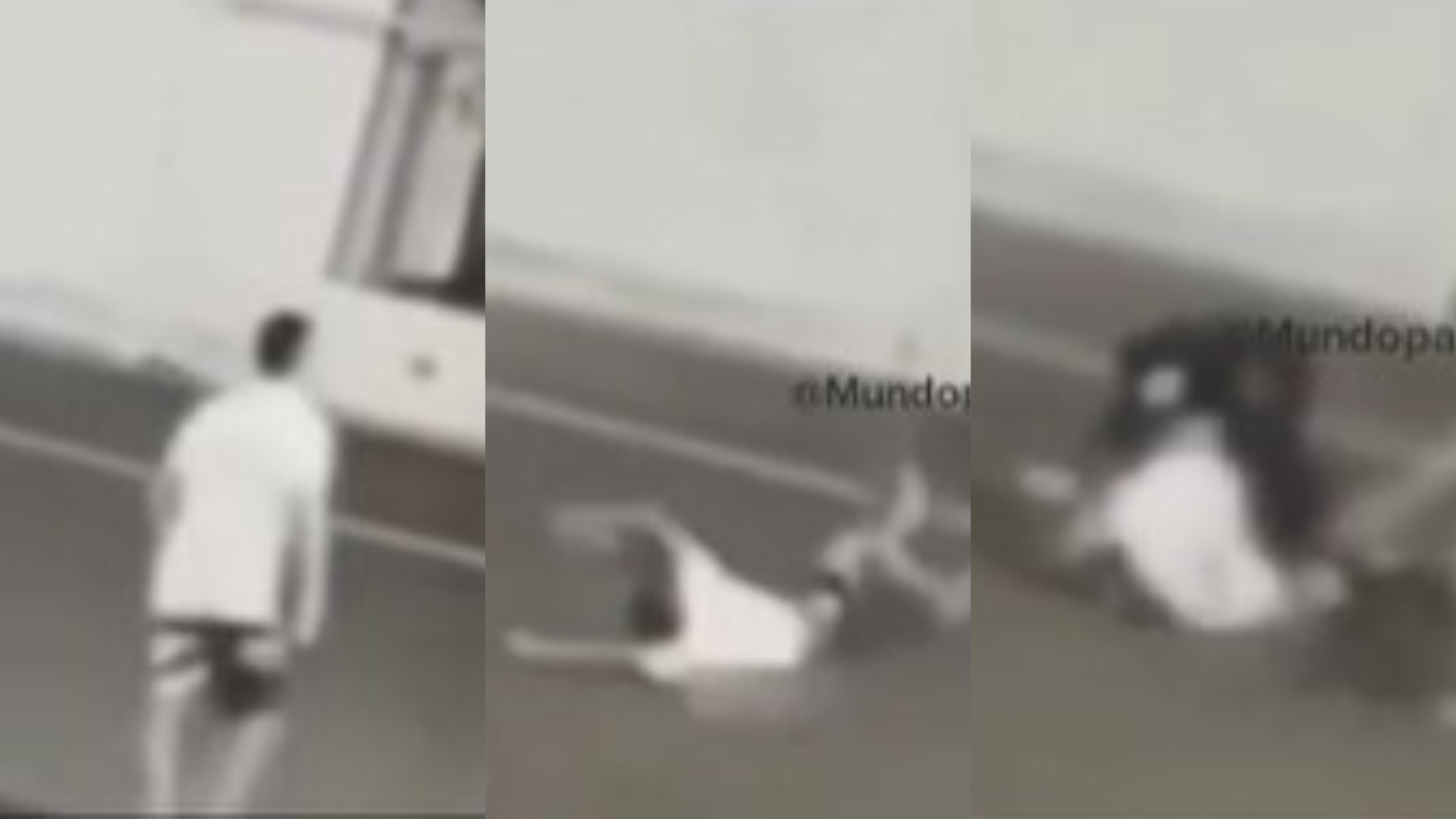 Un chico fue atacado por un fantasma mientras jugaba un partido de fútbol.