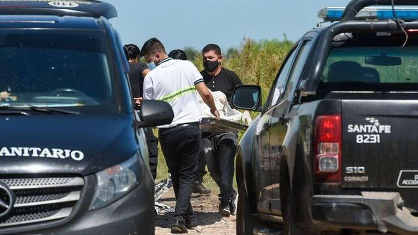 Resulta ser el tercer triple crimen en lo que va del año (gentileza La Capital, de Rosario).