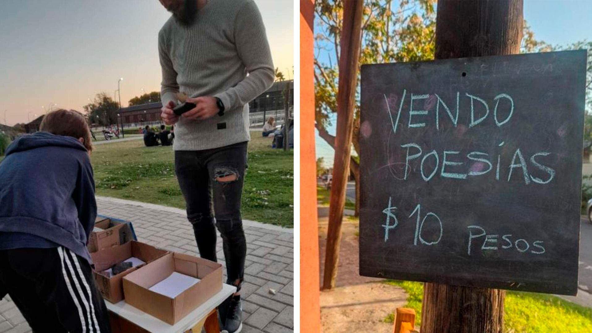 Tiene 8 años y su emprendimiento de venta de poesías empezó como un juego. (Gentileza: Daniela Naites).