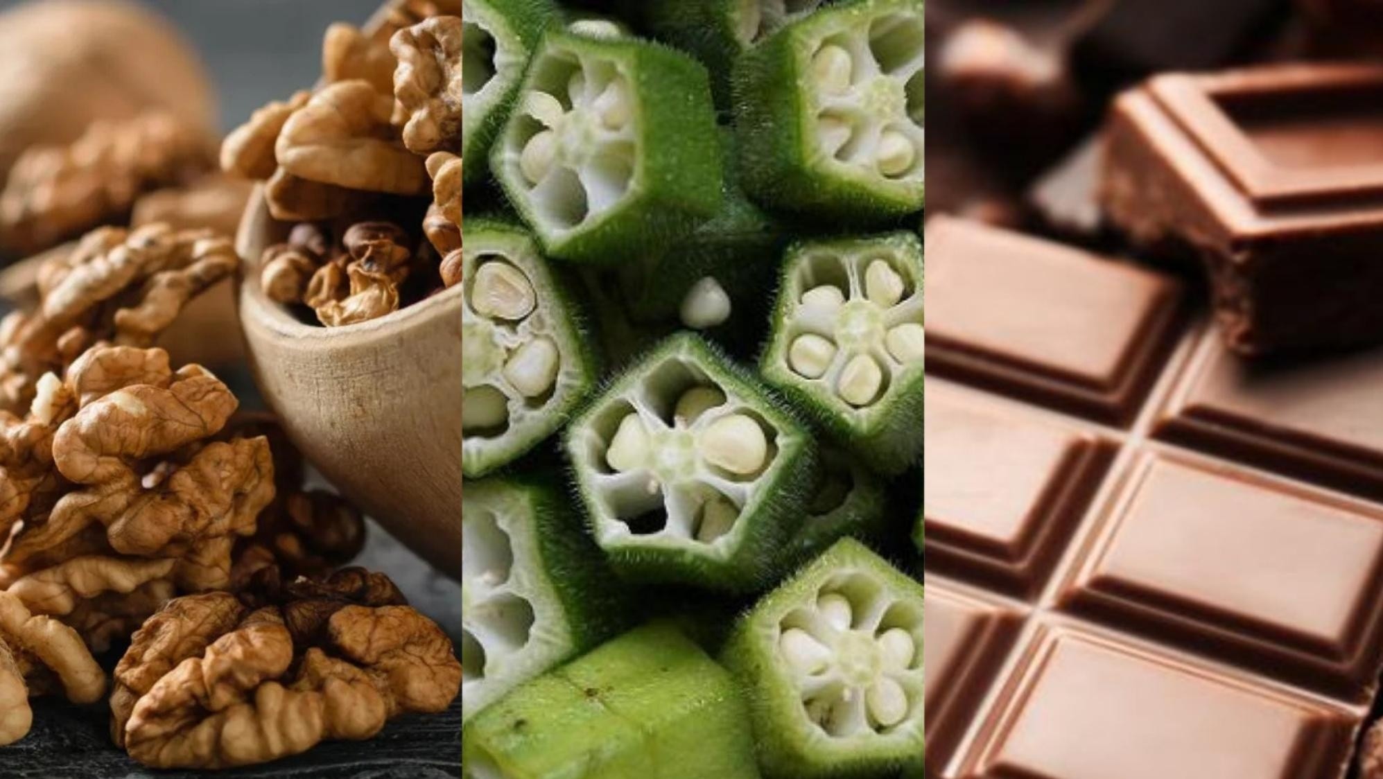 Las nueces, el chocolate y más alimentos ayudan a mantener el colesterol balanceado.