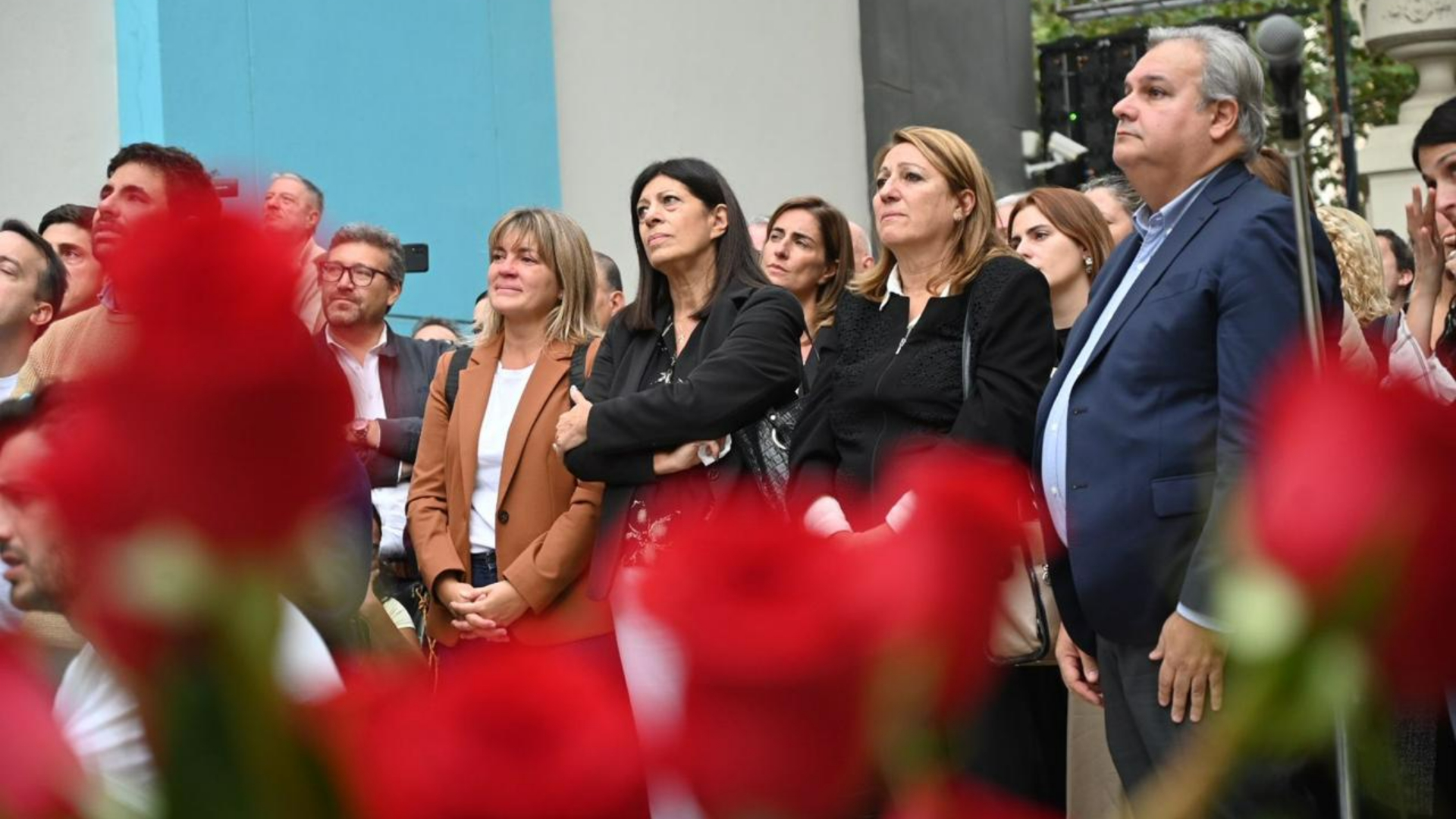 Los hijos del ex gobernador se pronunciaron en el homenaje a su padre.