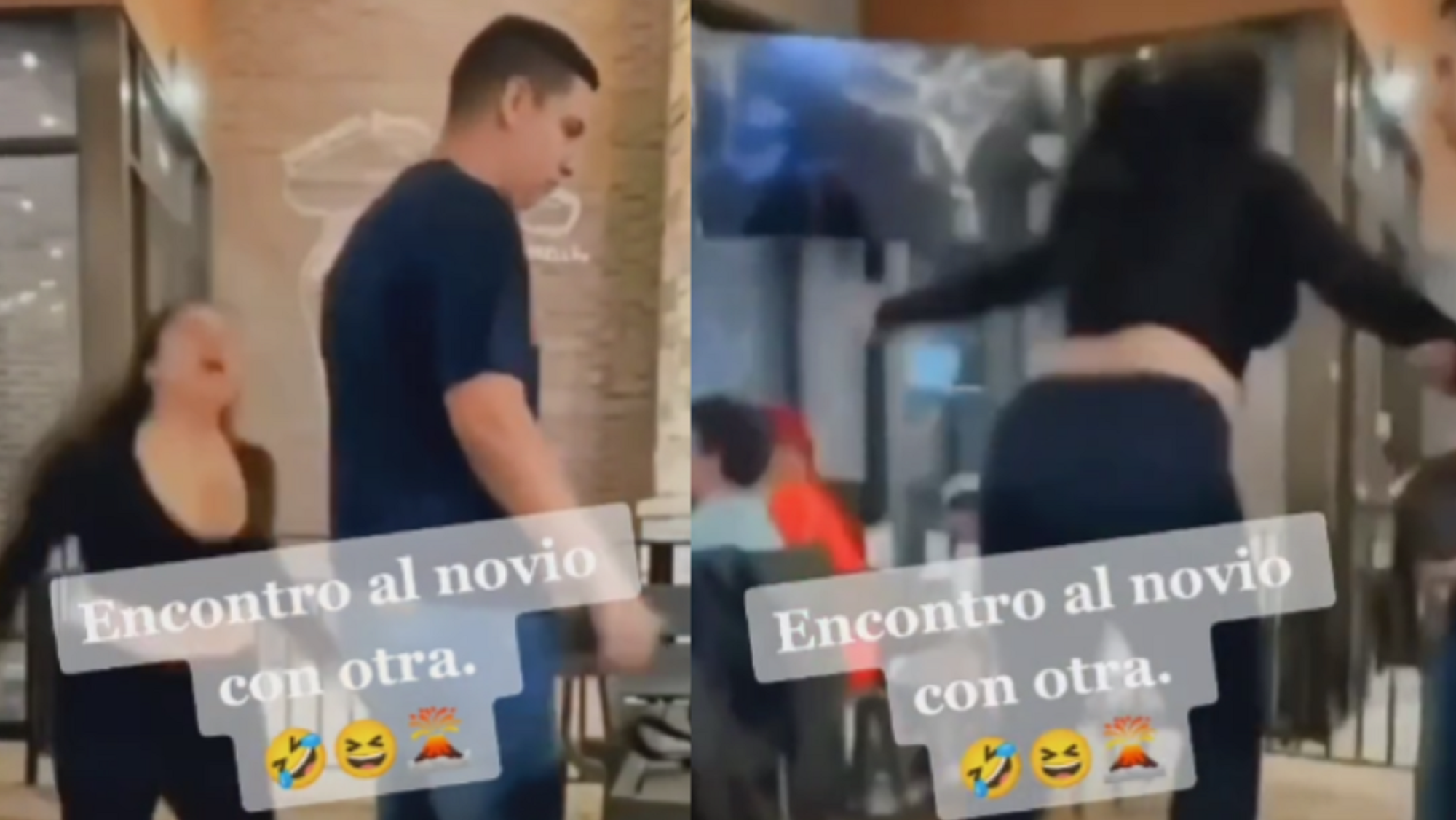 La chica engañada le hizo de todo a su pareja cuando descubrió el engaño. 