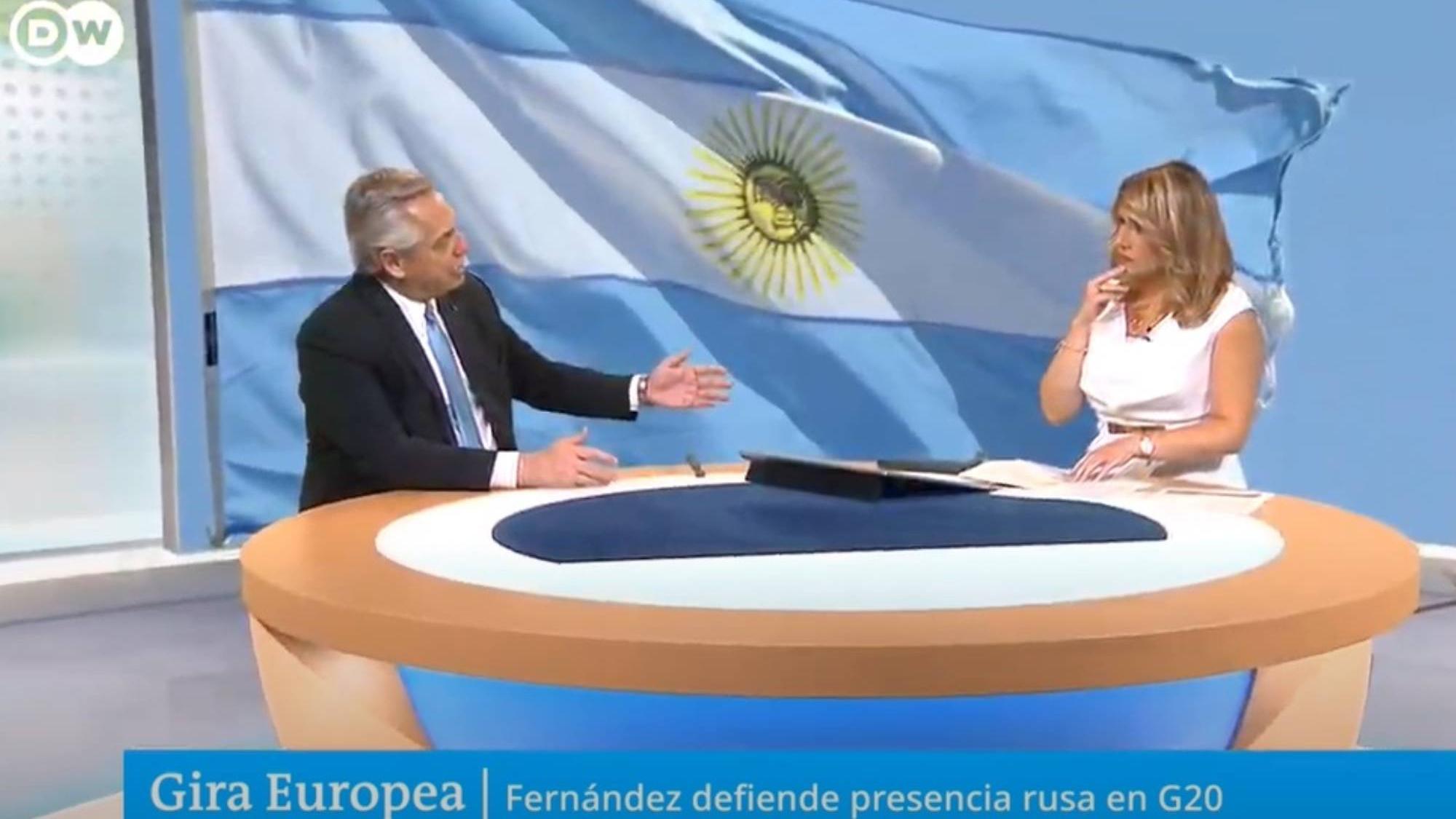 En vivo: Alberto Fernández ofrece una entrevista en Alemania.