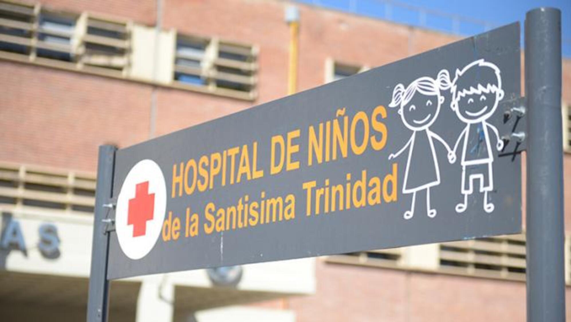 El Hospital de Niños donde el menor fue internado. 