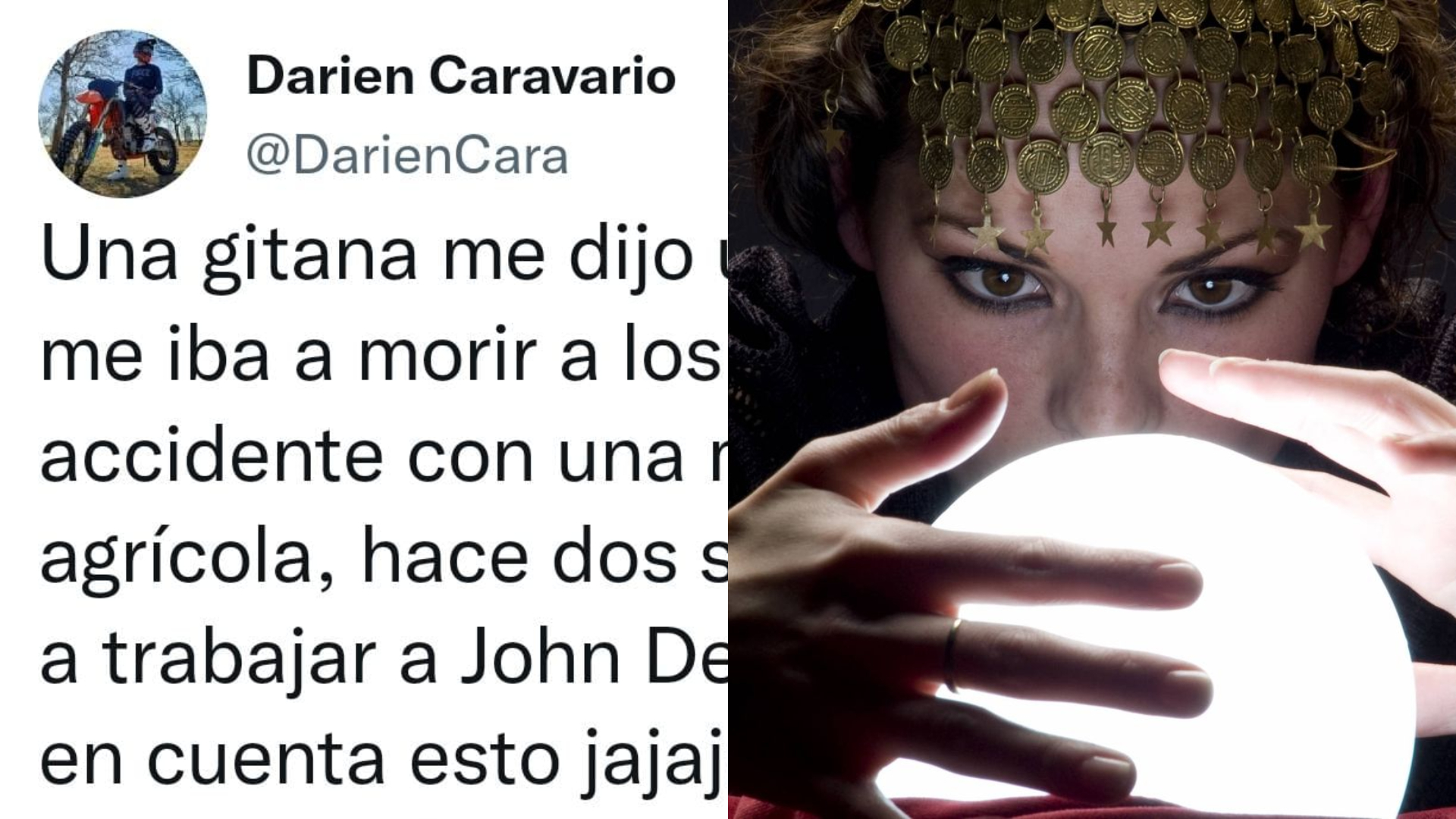 Un usuario de Twitter se hizo viral después de contar su experiencia con una gitana acerca de su futuro.