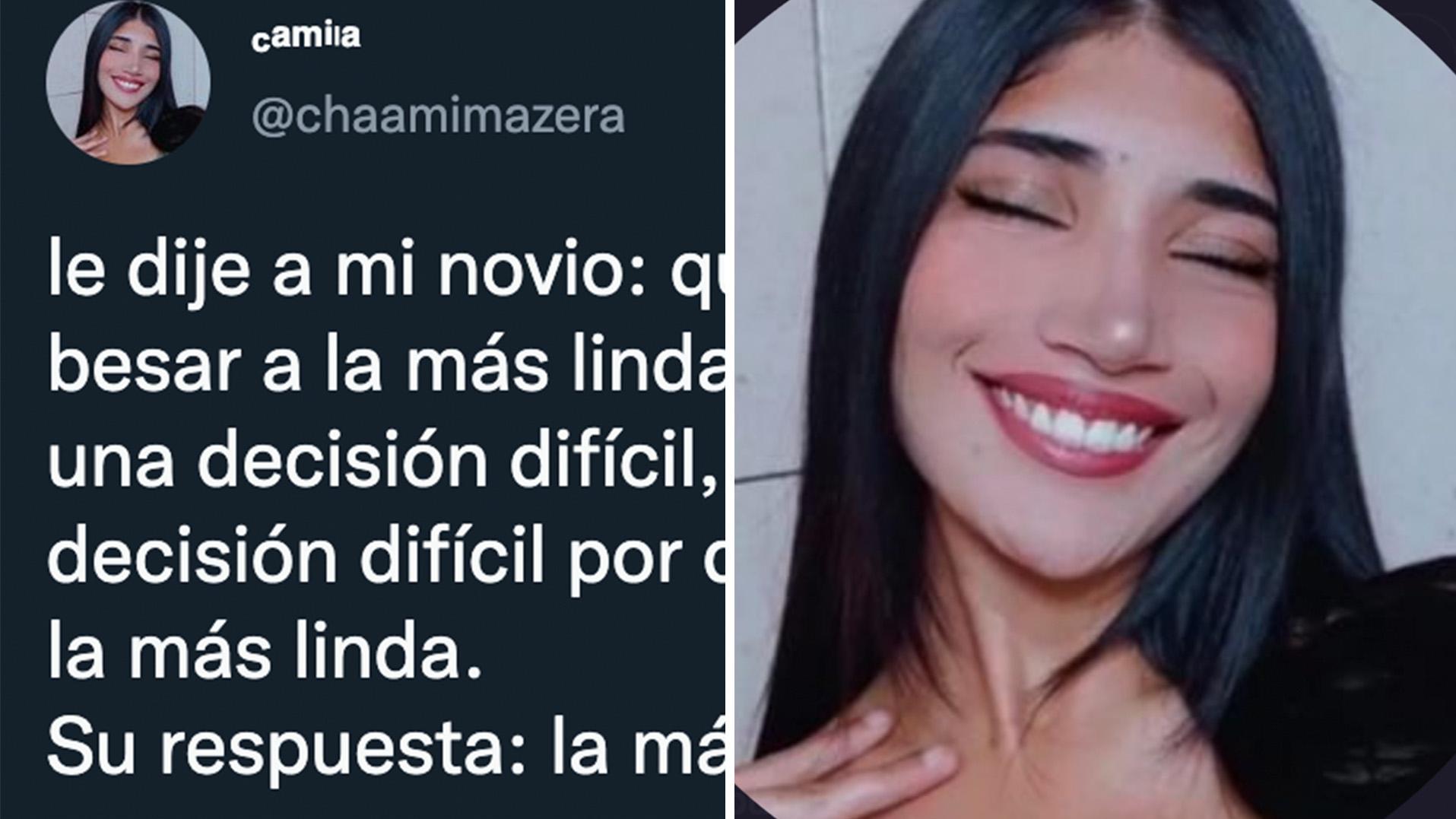 La usuaria de Twitter se volvió viral al compartir la pregunta incómoda que le hizo a su novio.