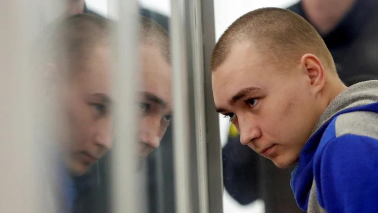 Vadim Shishimarin, el soldado ruso de 21 años que fue condenado a prisión perpetua este lunes en Ucrania (Gentileza Reuters).