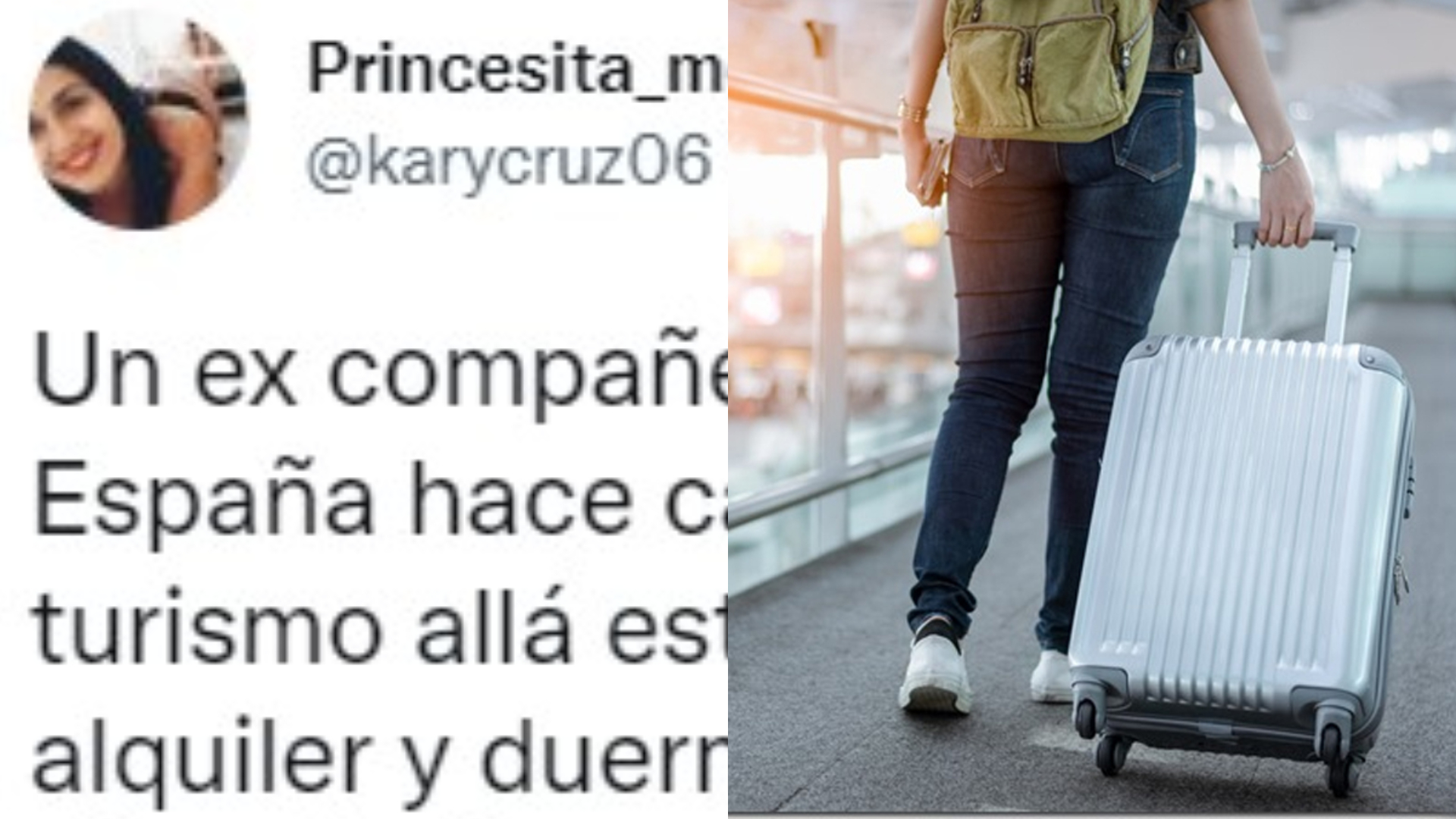 Su ex compañero de trabajo se fue a vivir a España, pero hace un tiempo que quedó 