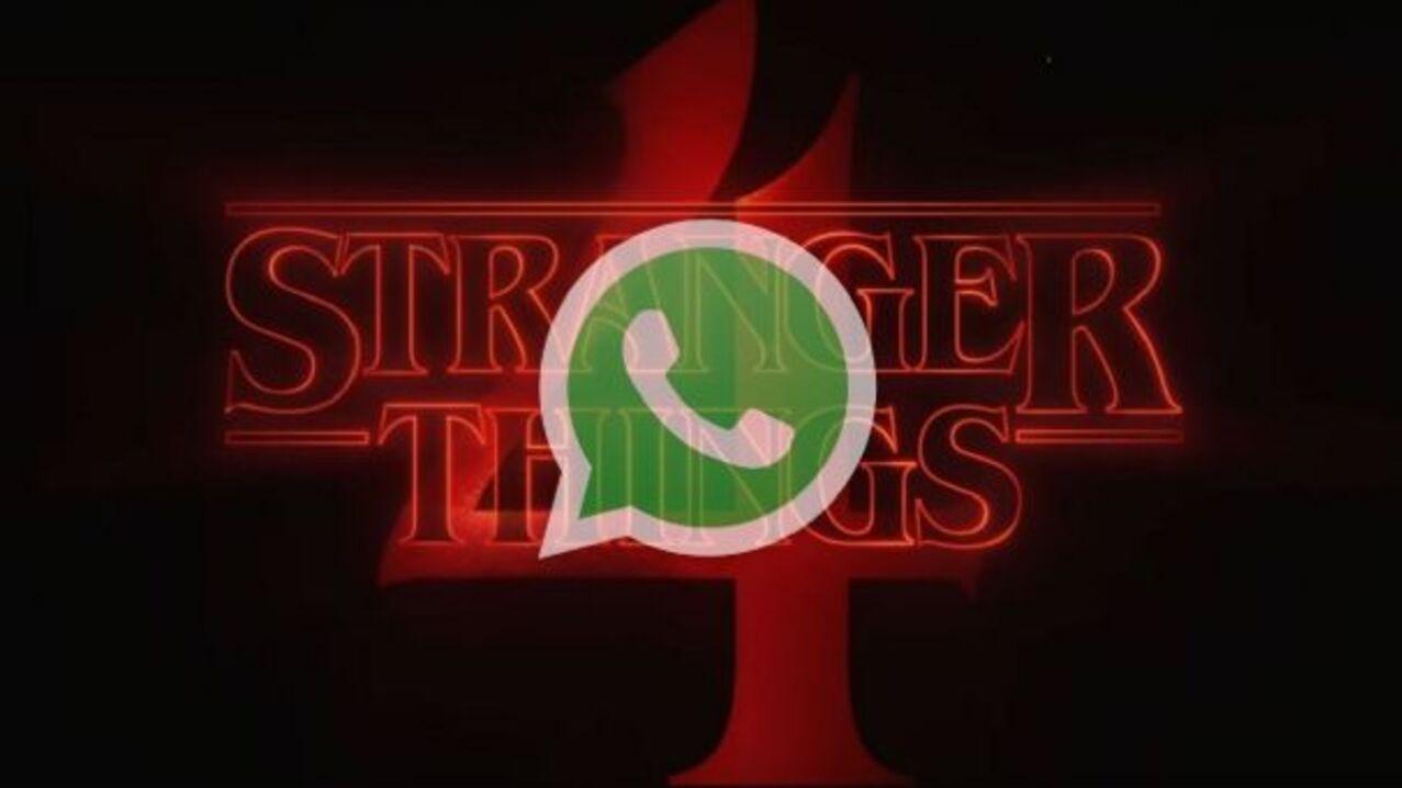 WhatsApp presentó los stickers animados de Stranger Things.