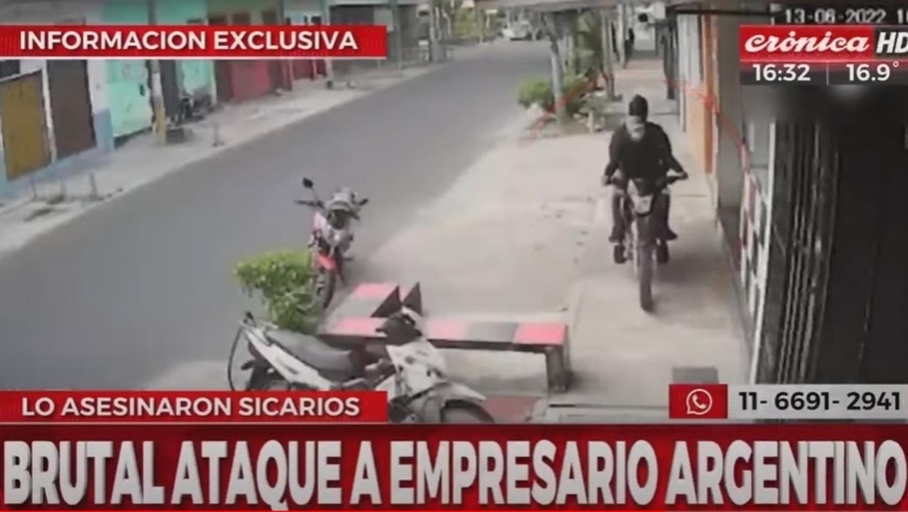 El empresario miraba por televisión el partido entre Perú y Australia por un cupo para el Mundial de Qatar cuando fue baleado (Captura de pantalla).