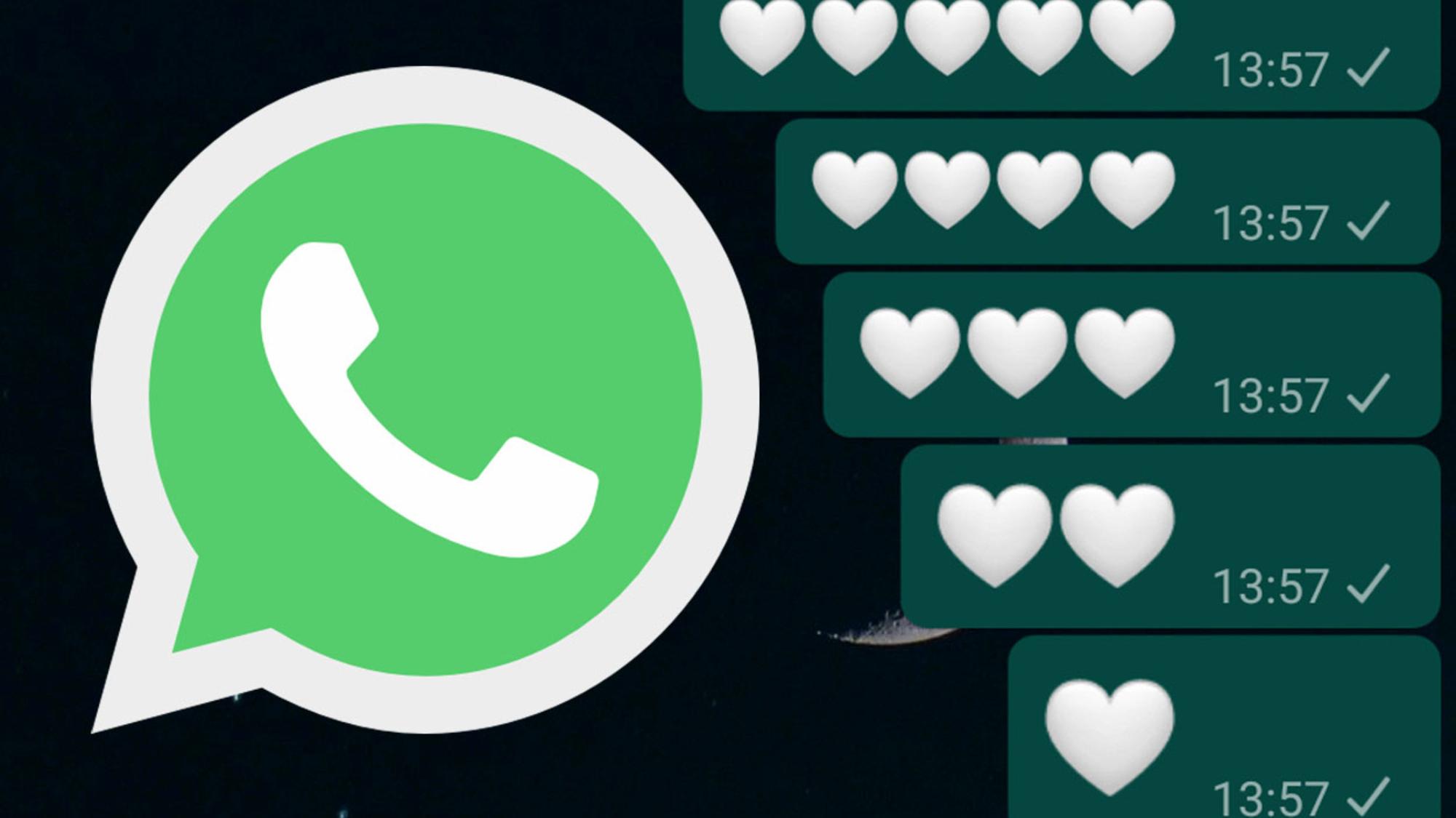 WhatsApp: conocé el significado oculto del corazón blanco.