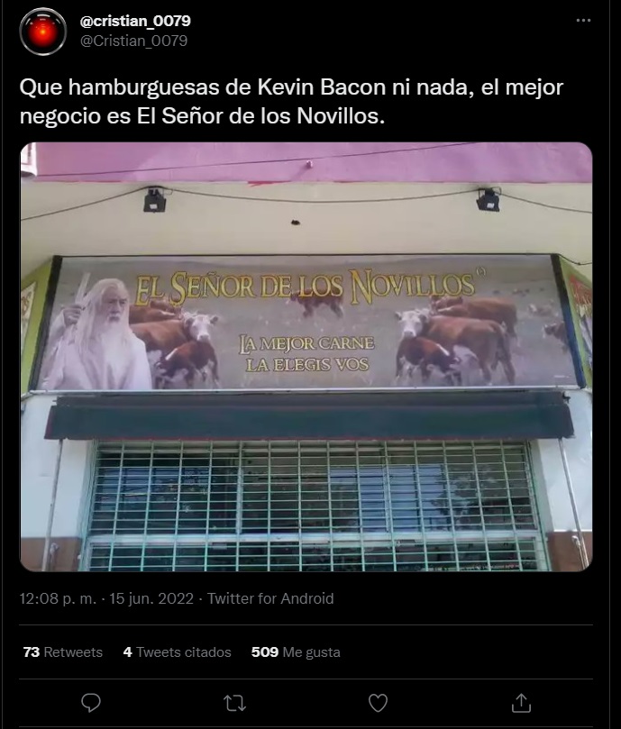 El señor de los novillos.