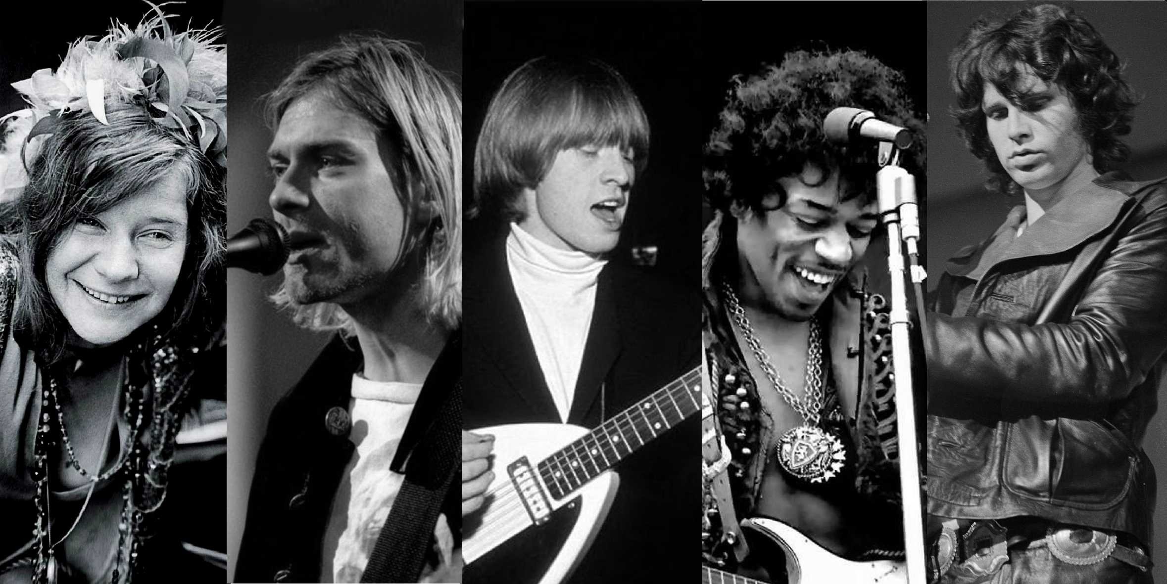 Jimi Hendrix, Kurt Cobain y otros grandes artistas forman parte del 