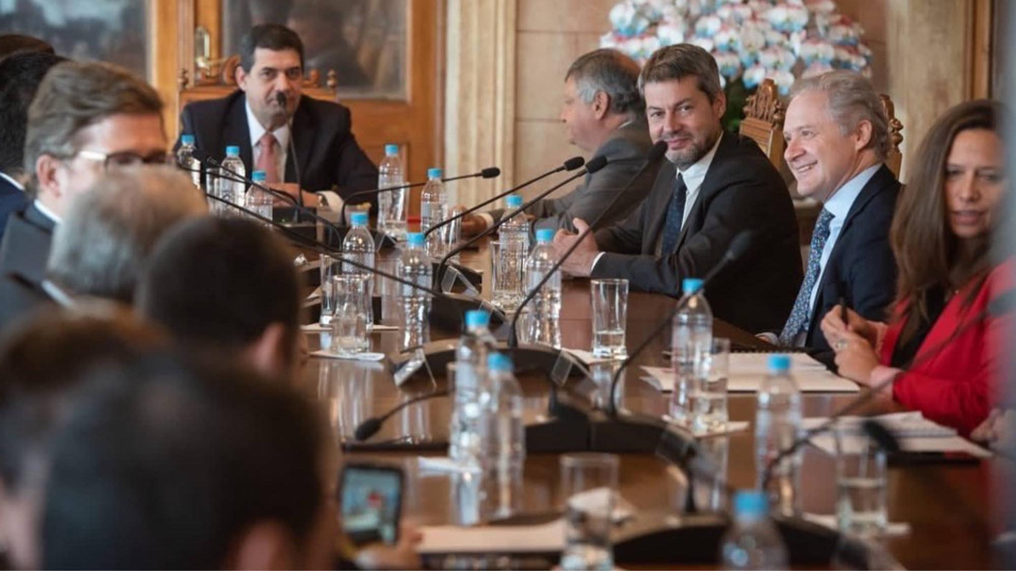 Mundial 2030: Matías Lammens se reunió con sus pares de Paraguay, Uruguay y Chile.