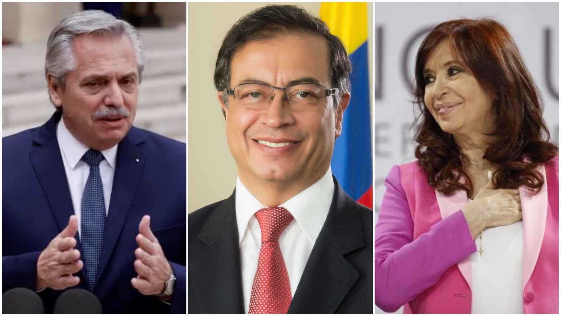 Alberto Fernández y Cristina Kirchner se comunicaron con Gustavo Petro.