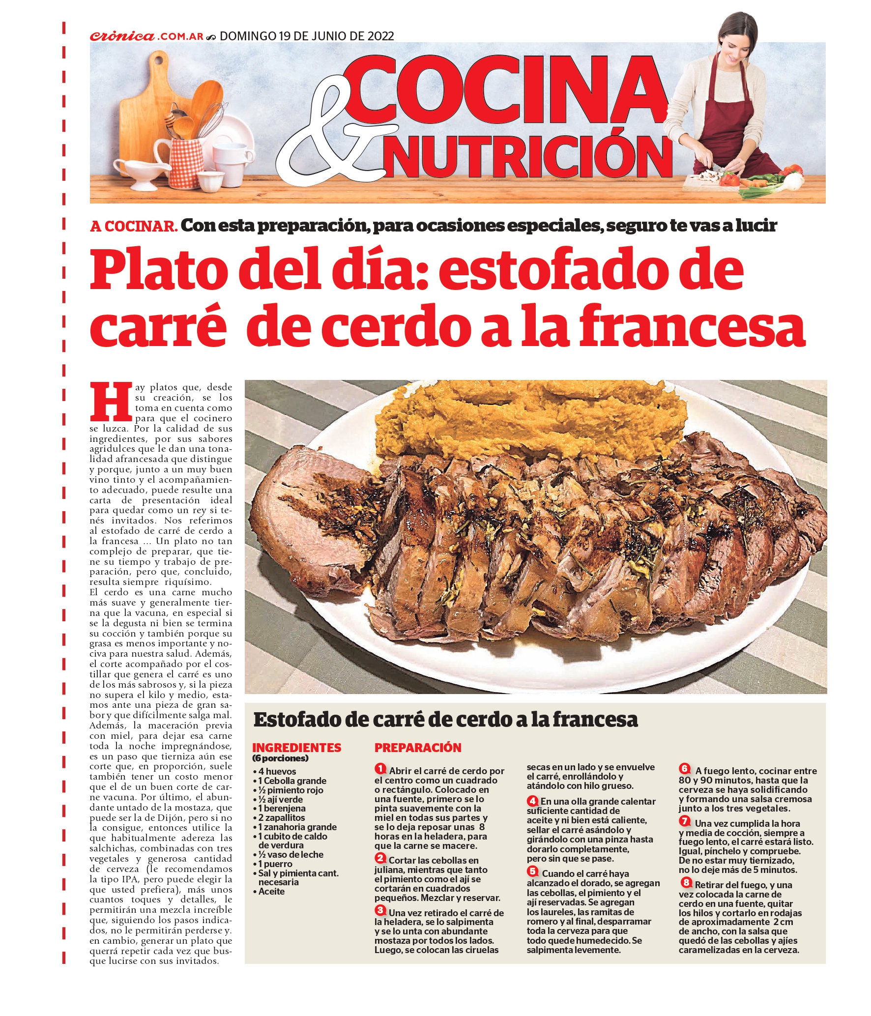 Tapas del domingo 19 de junio de 2022.