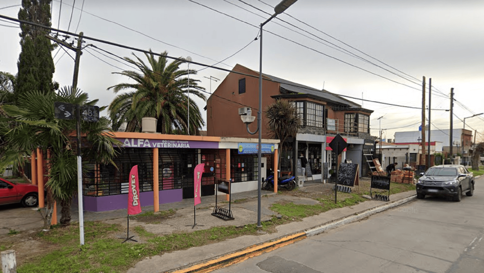 Insólito robo en un kiosco de La Plata (Google Maps).