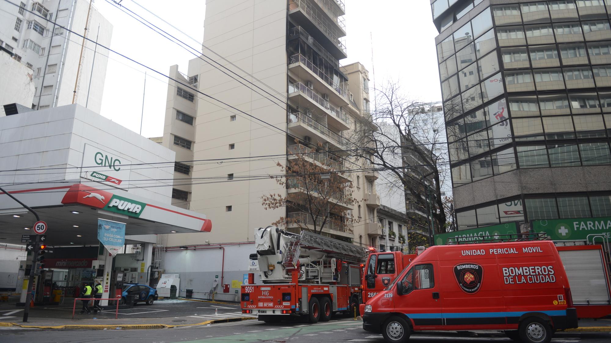 La tragedia tuvo lugar en un edificio situado en Ecuador al 1000 del barrio porteño de Recoleta (Crónica/Hernán Nersesian).