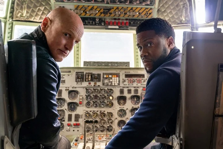 Kevin Hart y Woody Harrelson, los dos protagonistas.