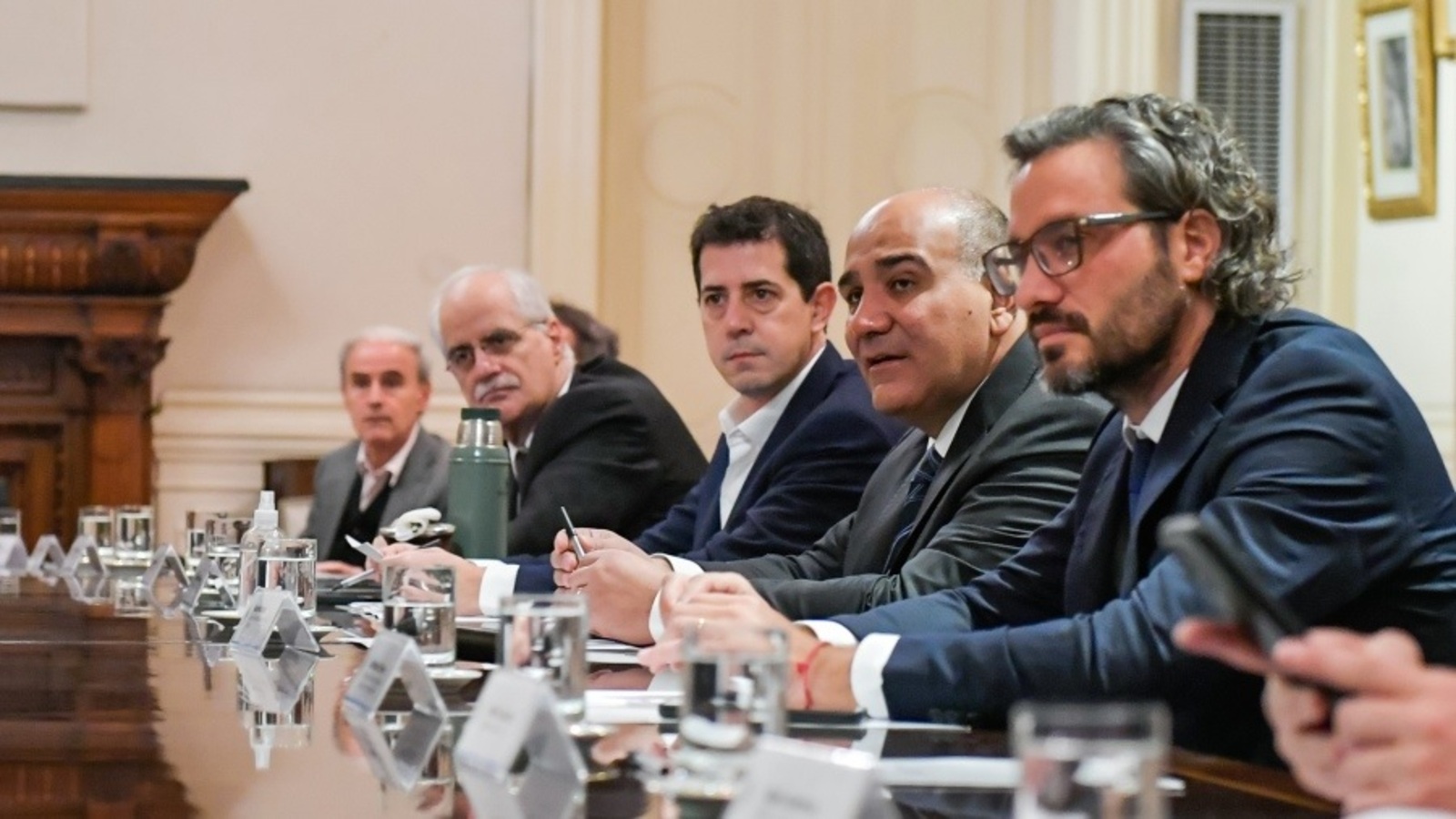 Juan Manzur encabezó la reunión de Gabinete que tuvo lugar este miércoles por la mañana en Casa Rosada.