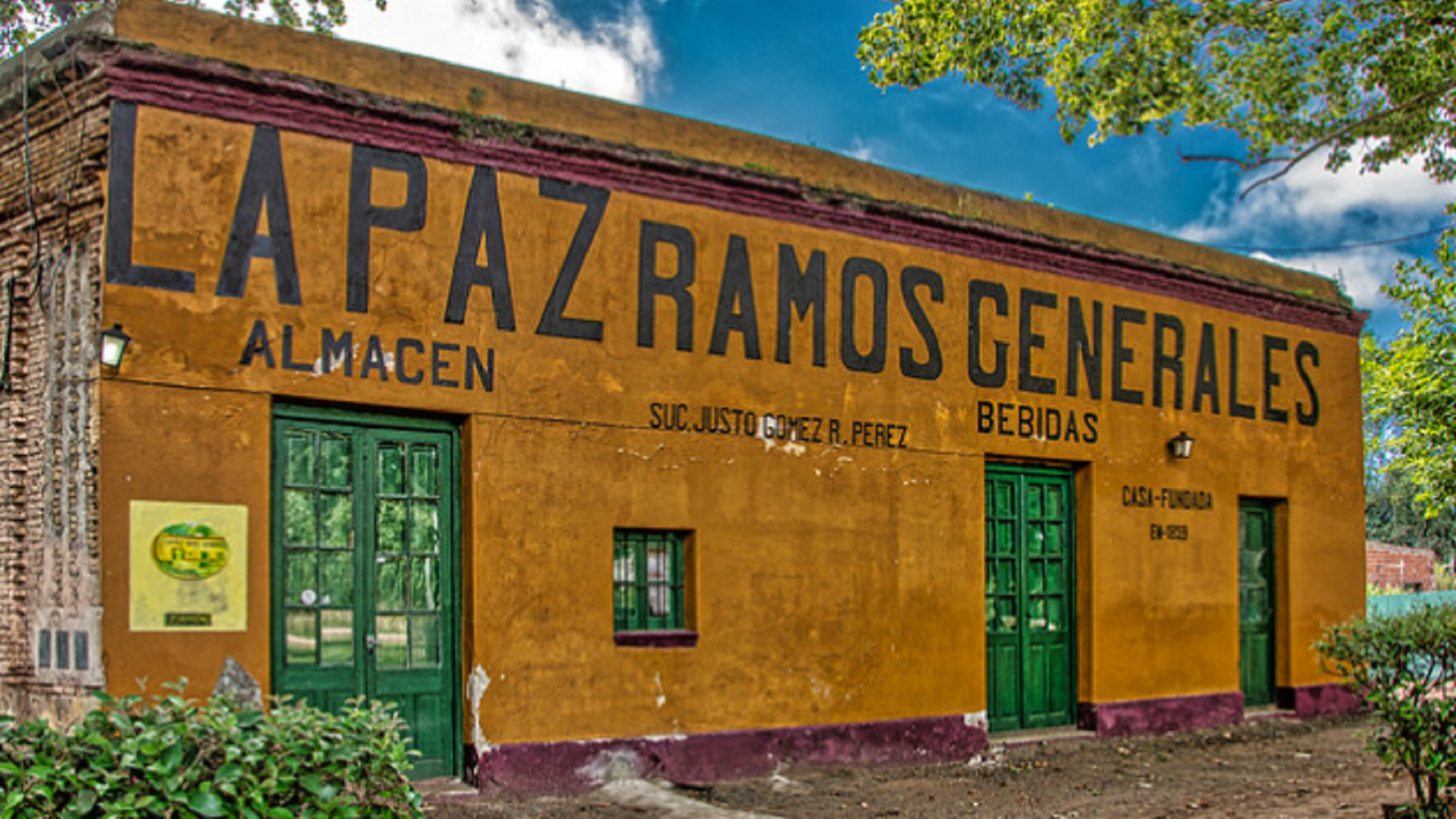 La Paz: el pueblito pintoresco donde los almacenes de campo sos furor. 