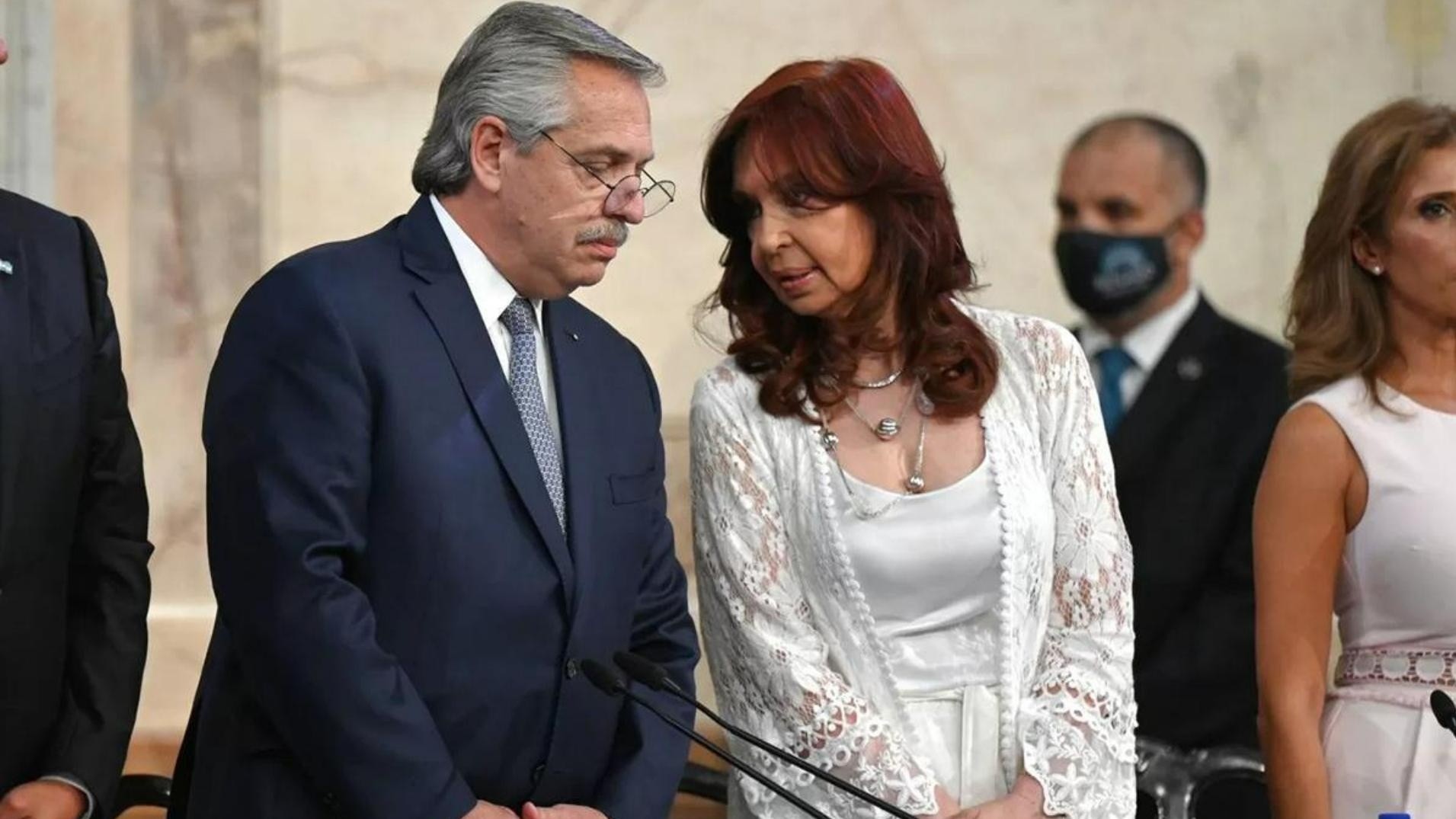 Alberto Fernández y Cristina Kirchner se reunieron en Olivos.