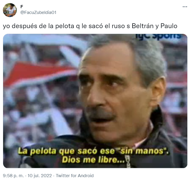 Desopilantes memes por la derrota de   <a href='https://www.cronica.com.ar/tags/River'>River</a> frente a   <a href='https://www.cronica.com.ar/tags/Godoy Cruz'>Godoy Cruz</a>.