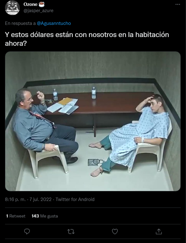 Respuesta a tweet viral.