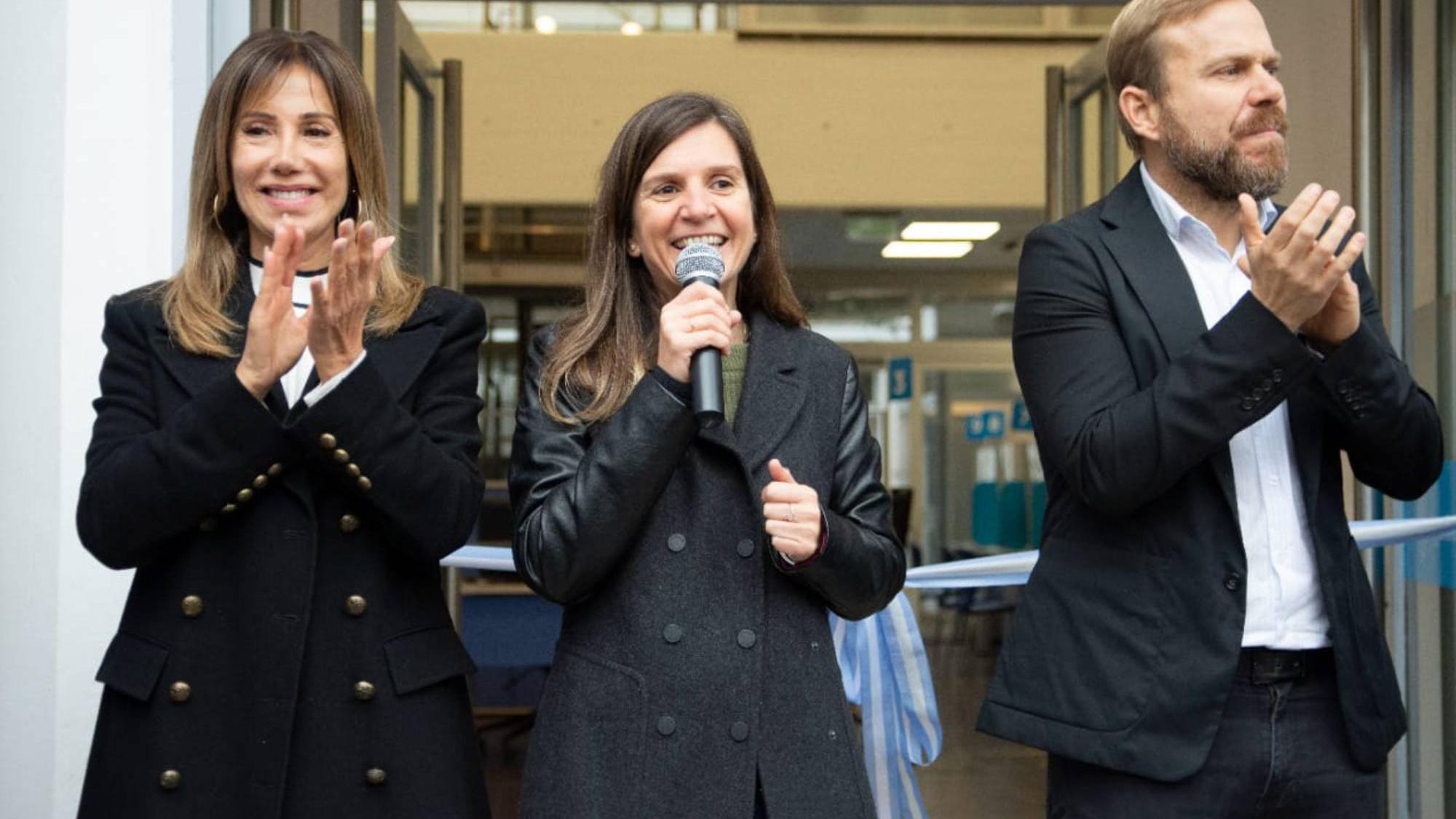 Anses Ezeiza: Dulce Y Gastón Granados junto a Fernanda Raverta inauguraron una nueva sede.