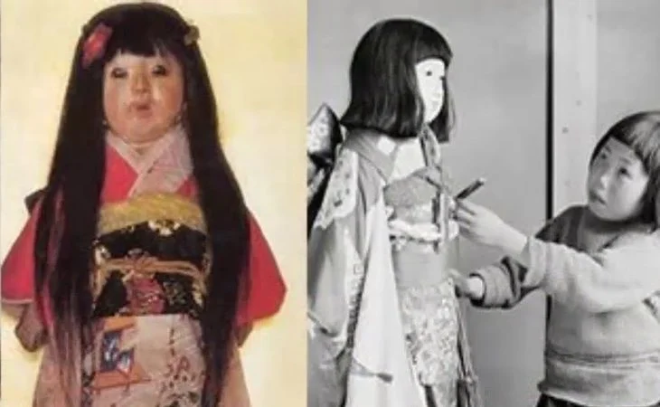 A la muñeca “Okiku” de   <a href='https://www.cronica.com.ar/tags/Japón'>Japón</a> le crece pelo sin parar y es la atracción de miles de turistas.