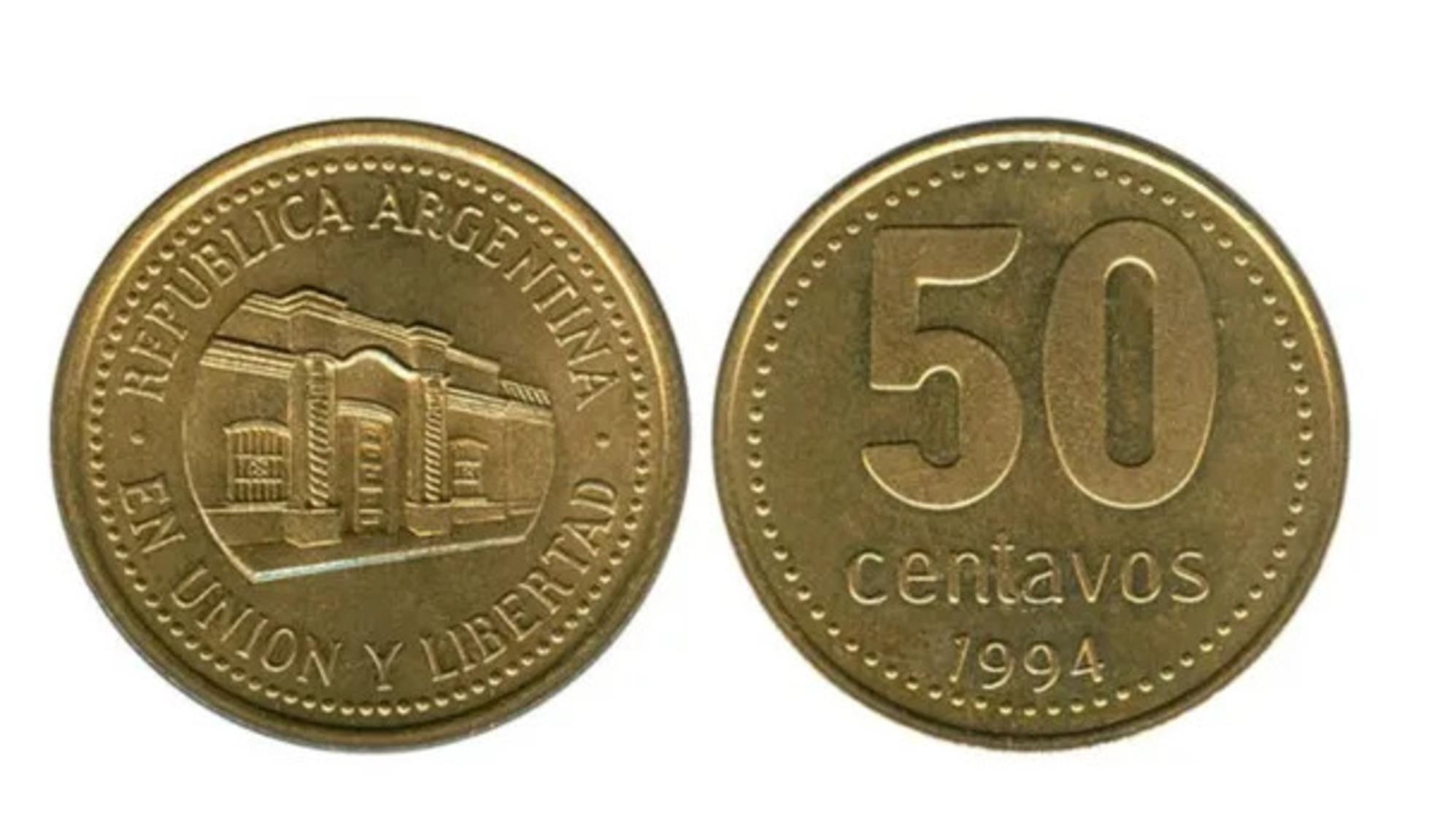 La moneda de 50 centavos por la cual pagan 10.000 veces más su valor: ¿Cómo identificarla?.