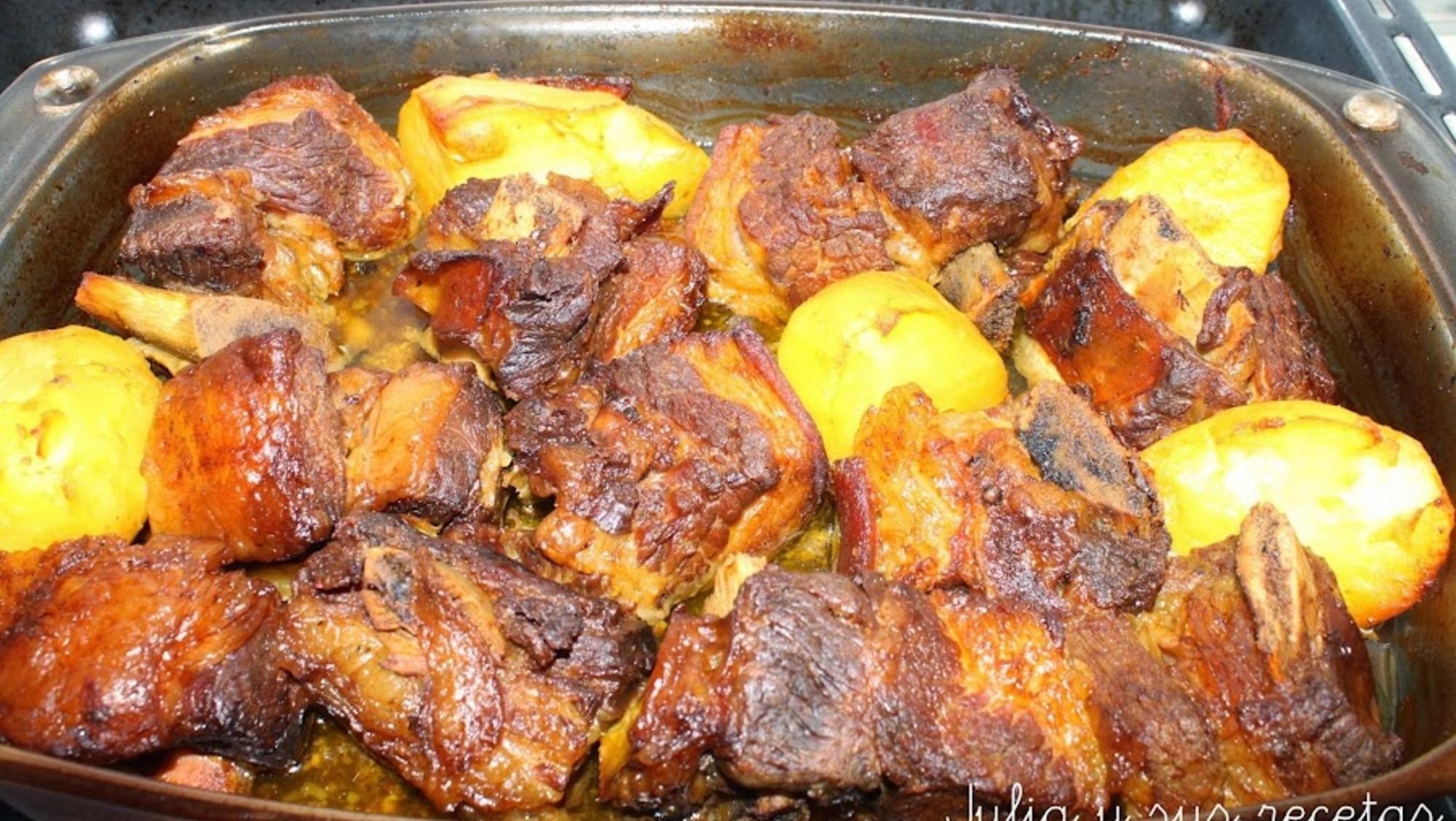 Falda de ternera al horno: la receta más tierna y sabrosa.