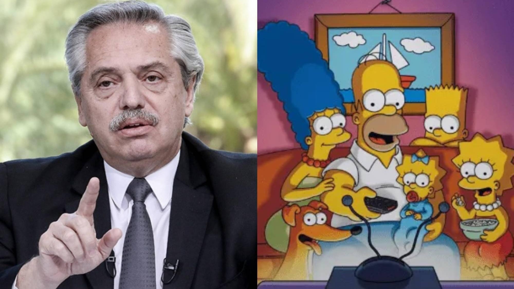 Viral: Los Simpson “predijeron” a Alberto Fernández en el Mercosur y las redes estallaron