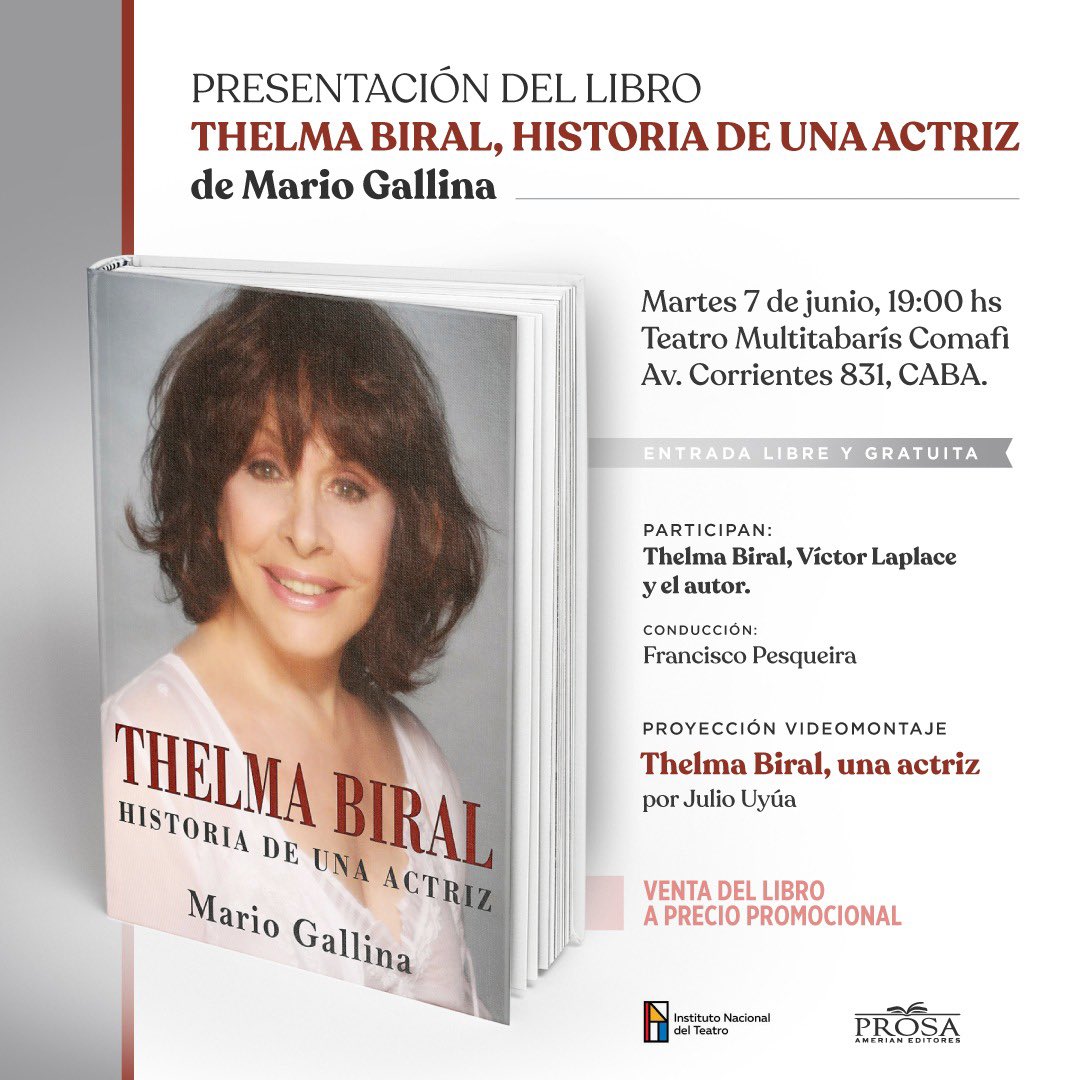 El libro de vida de Thelma Biral.