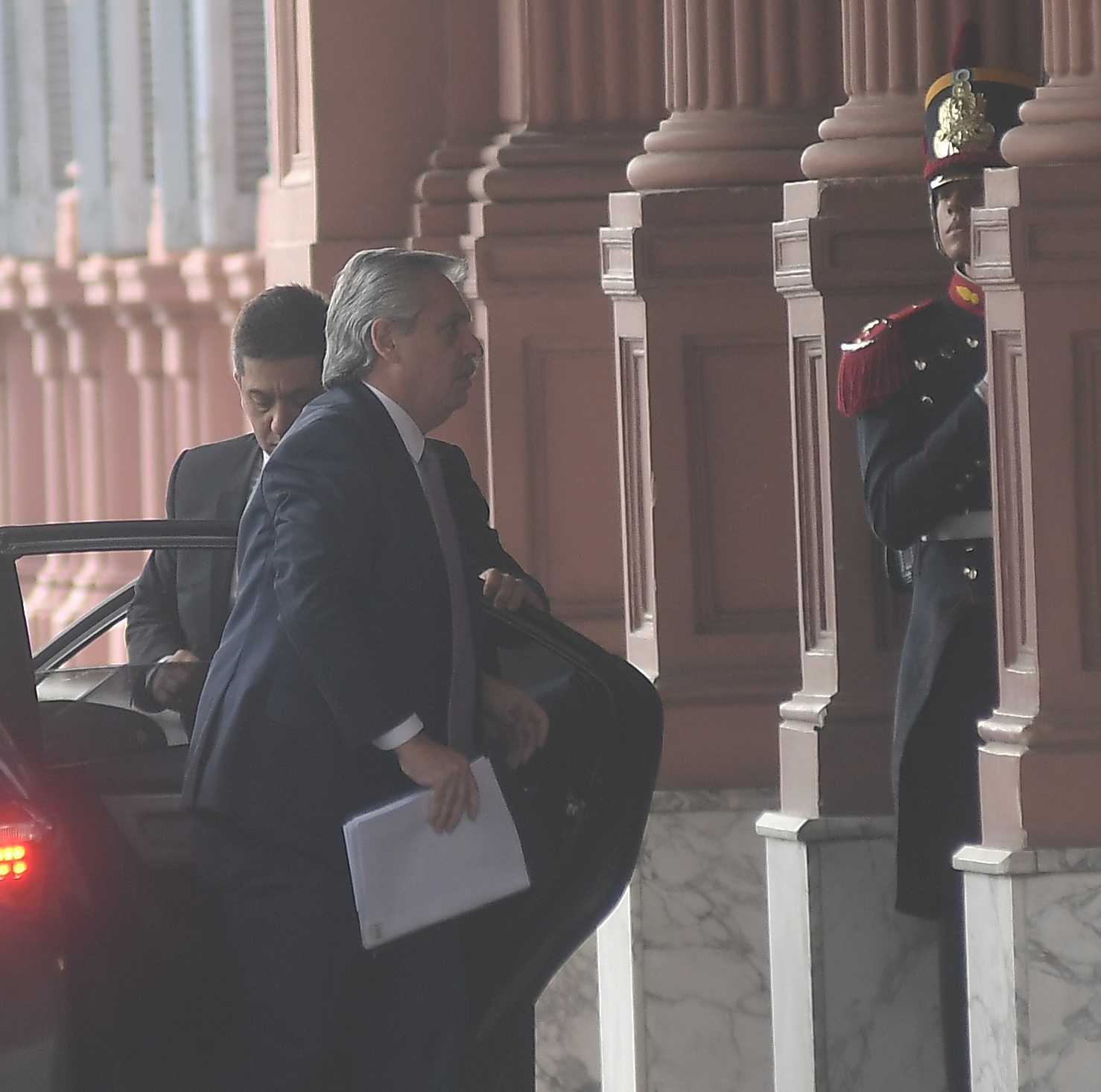 Alberto Fernández evalúa cambios en el gabinete de ministros. (Foto Ruben Paredes)