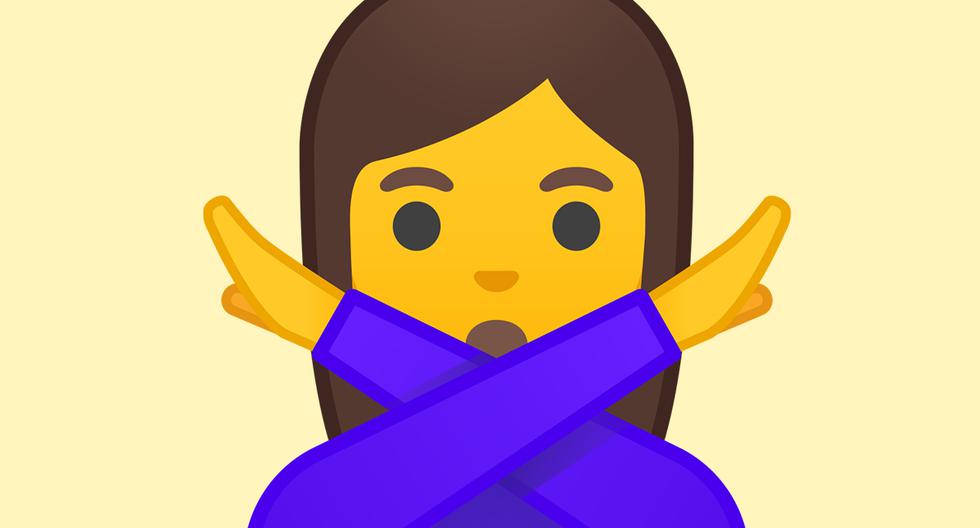 emoji mujer brazos cruzados