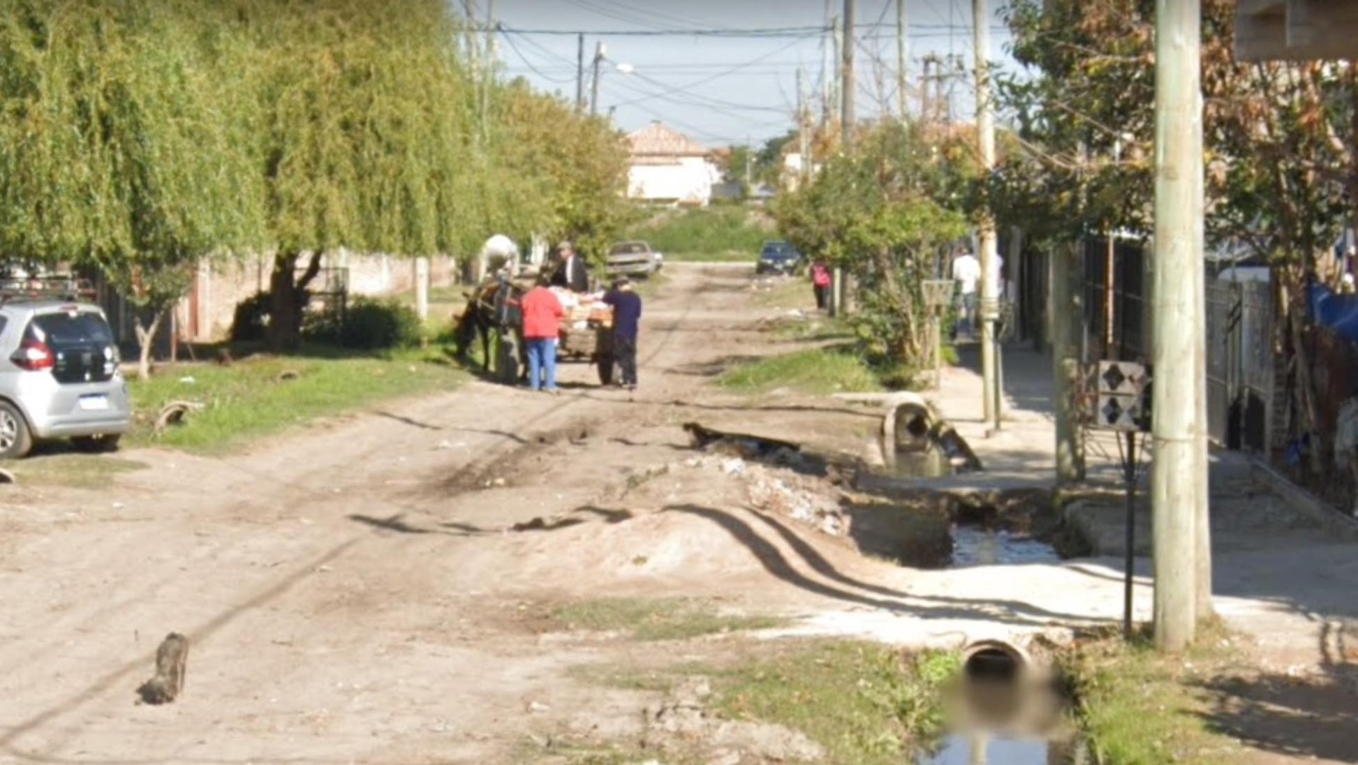  Alan Emanuel Ortiz, de 28 años, fue asesinado en esta esquina de un barrio en Rafael Castillo (Google Street View).