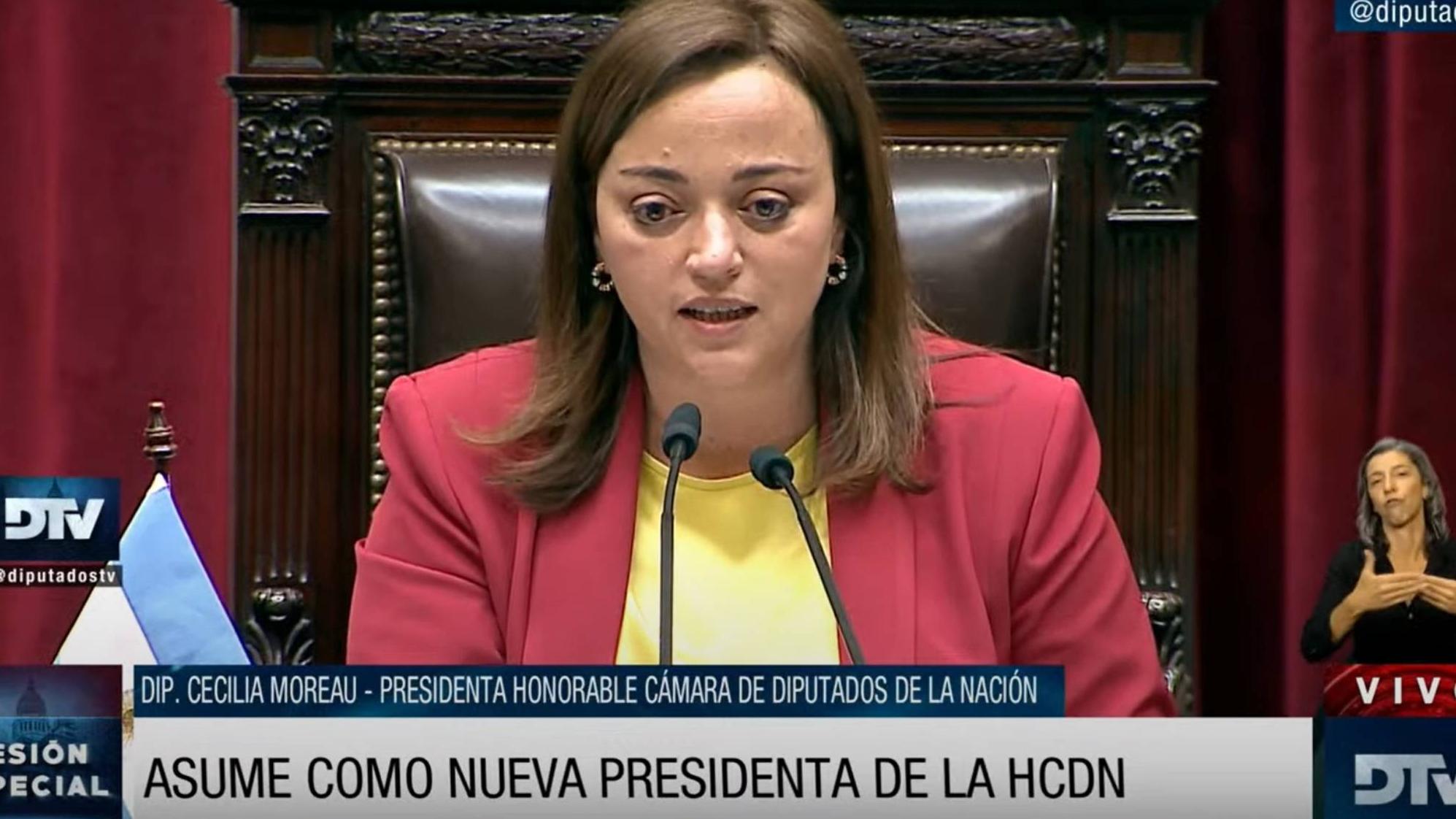 Cecilia Moreau: quién es la nueva presidenta de la Cámara de Diputados.