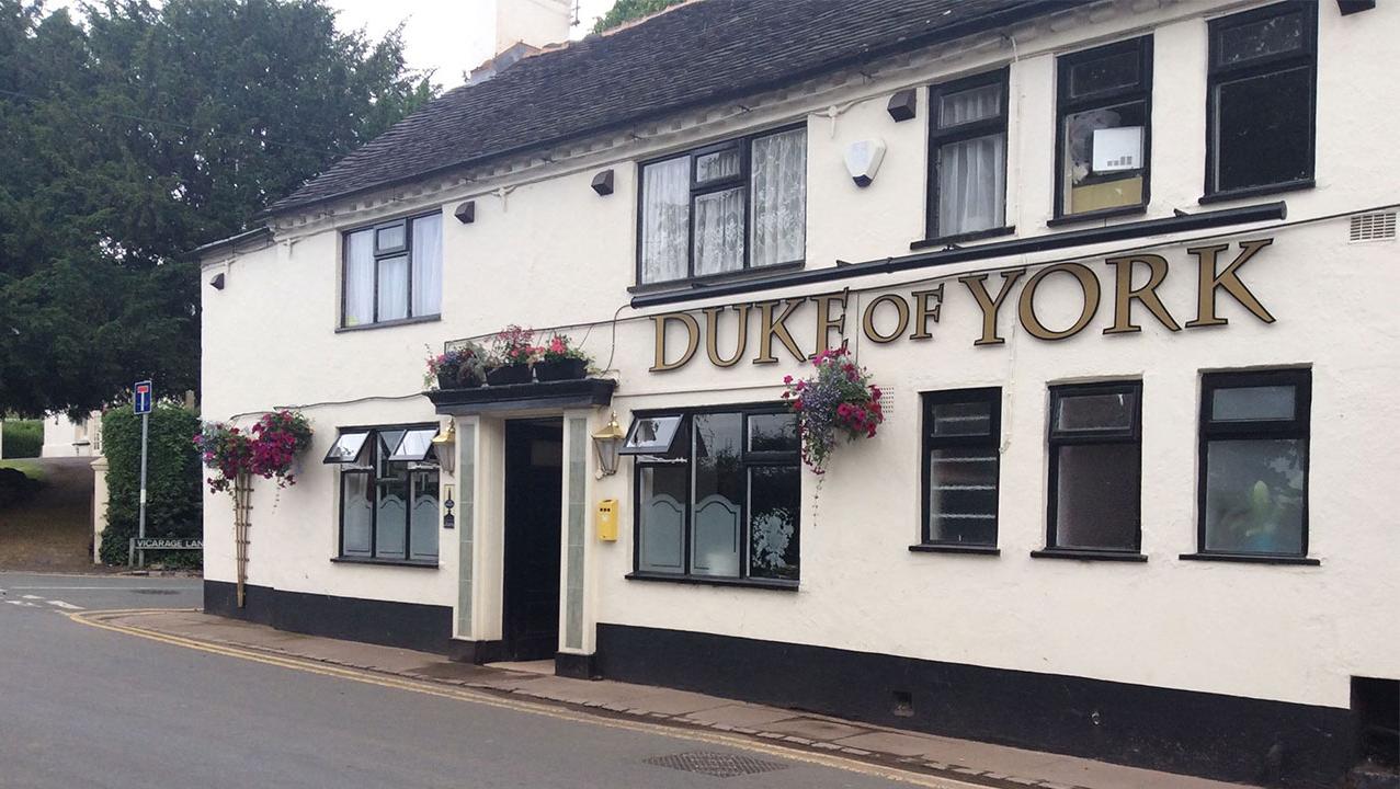 Ocurrió en Duke of york, uno de los mejores restaurantes del área de Stoke-on-Trent (Inglaterra):