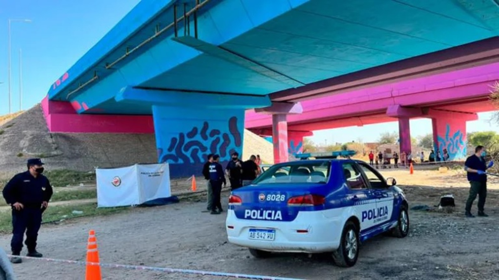 Una mujer de 24 años falleció el martes por la tarde al ser arrollada por un tren en la ciudad de Córdoba (Gentileza El Doce TV).