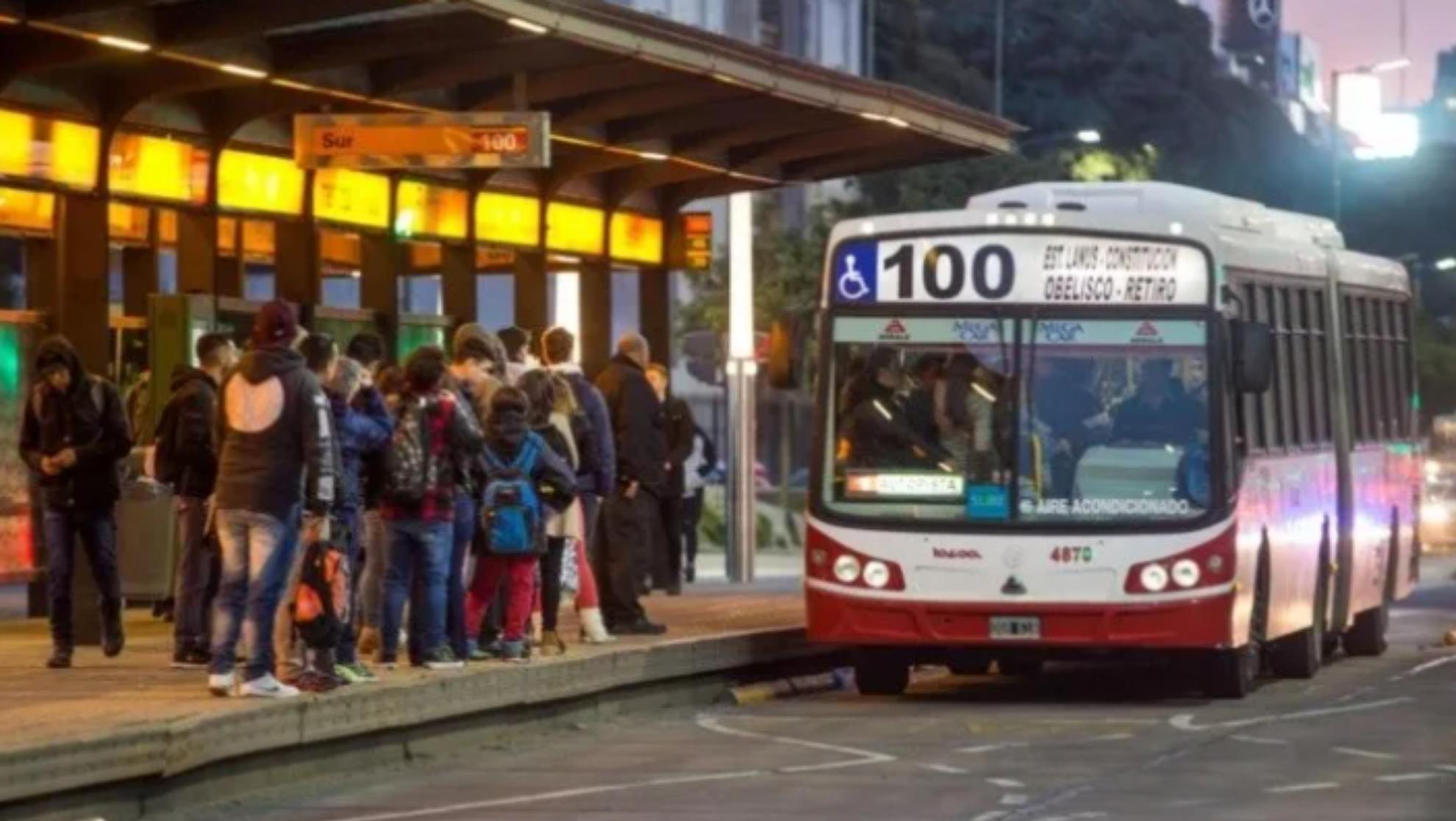 Paro de colectivos en todo el AMBA.