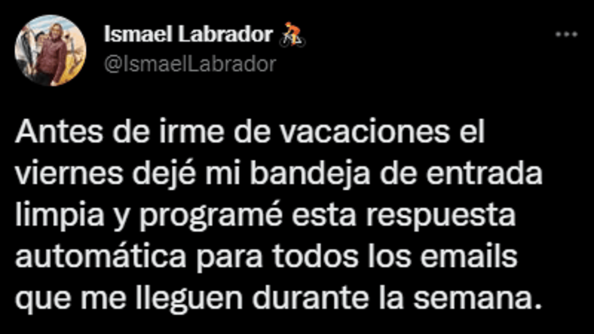 El aviso generó gran repercusión en muchos usuarios de Twitter que se asombraron con el mensaje que preparó a modo de cadena.